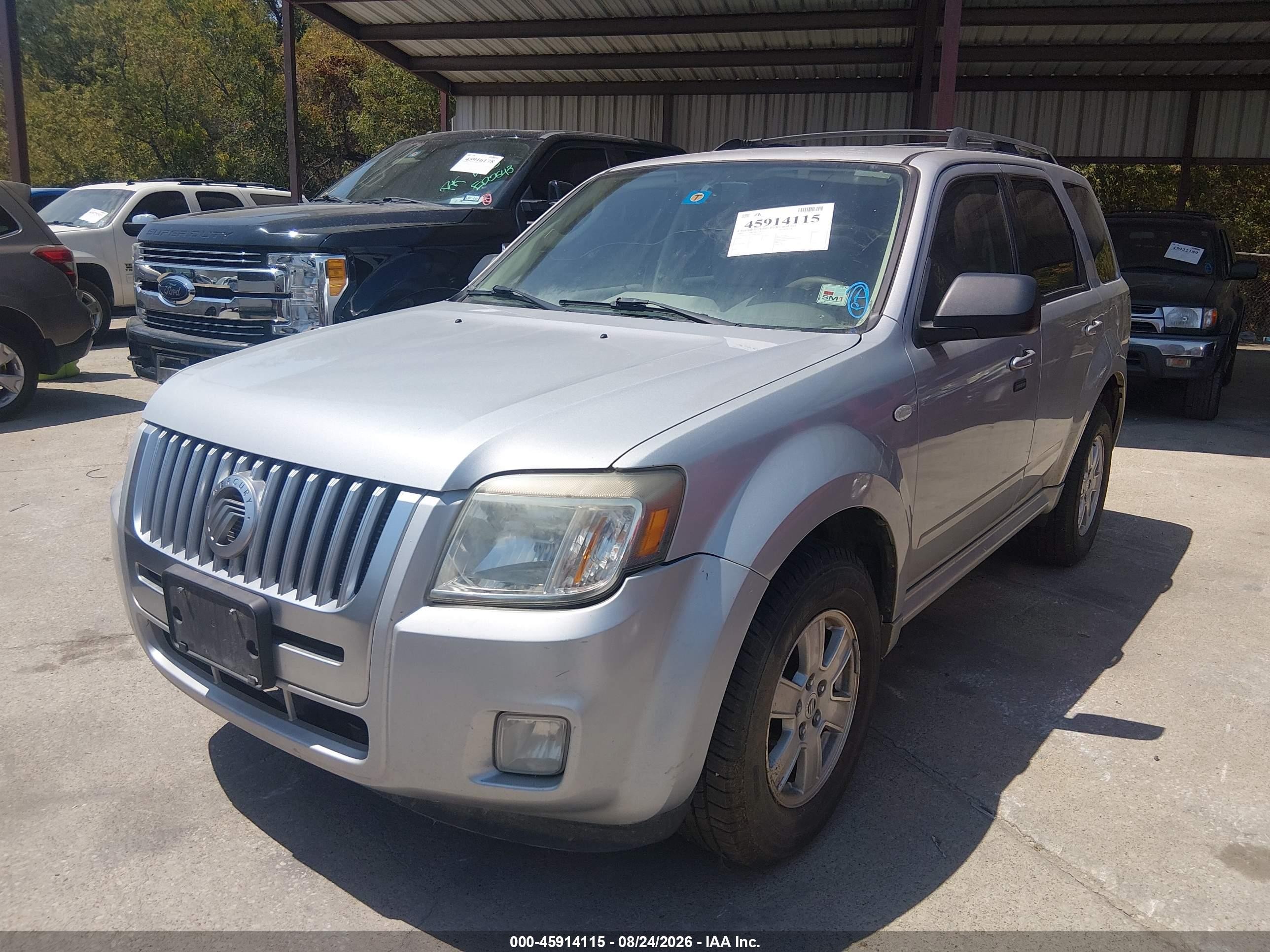 2009 Mercury Mariner V6 Серебряный vin: 4M2CU81G49KJ20620