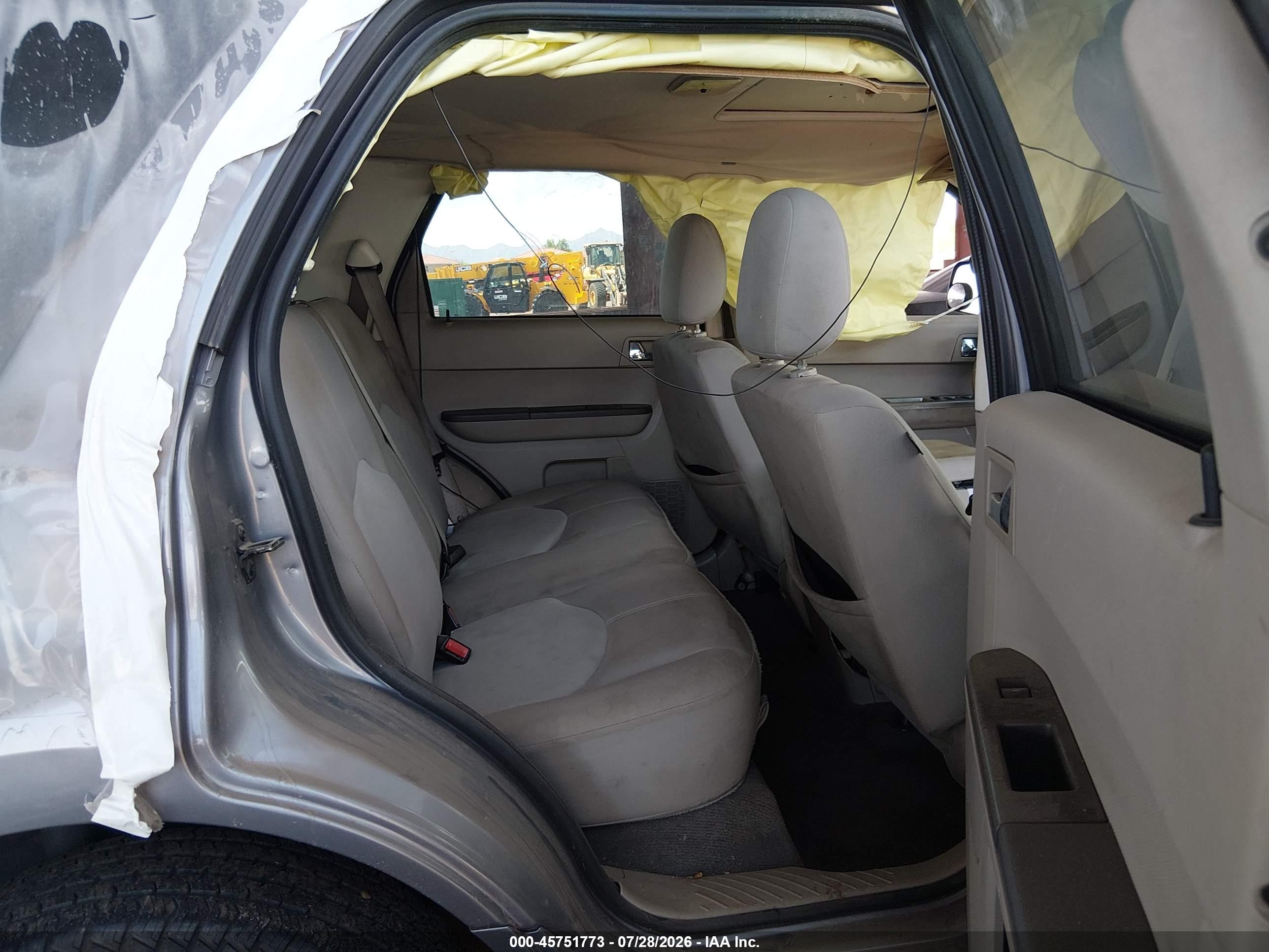 2008 Mercury Mariner I4 Gray vin: 4M2CU81Z08KJ17486