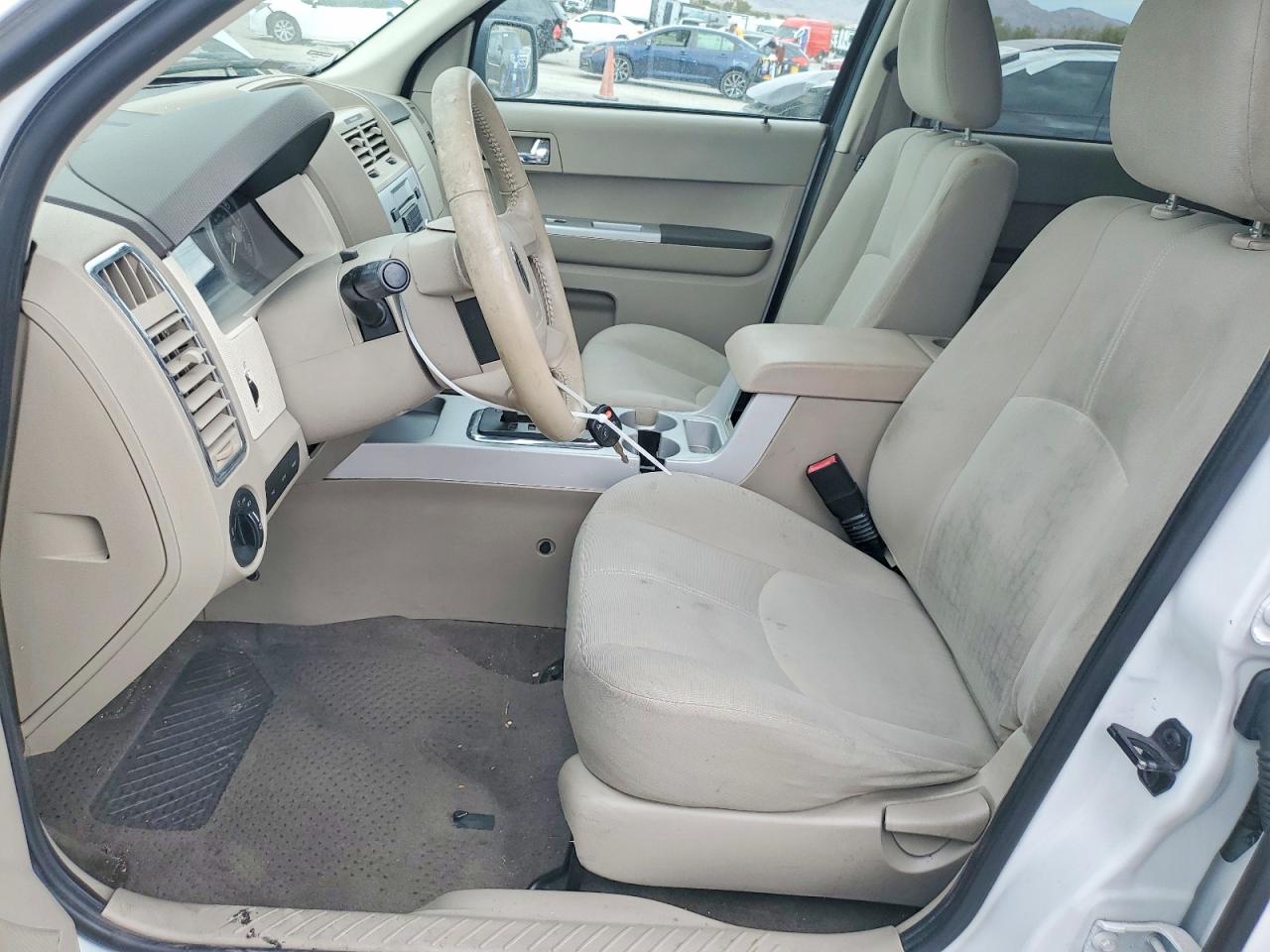 2008 Mercury Mariner White vin: 4M2CU81Z58KJ47969