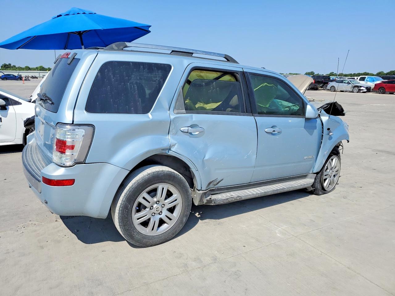 2008 Mercury Mariner Premier Blue vin: 4M2CU87118KJ48845