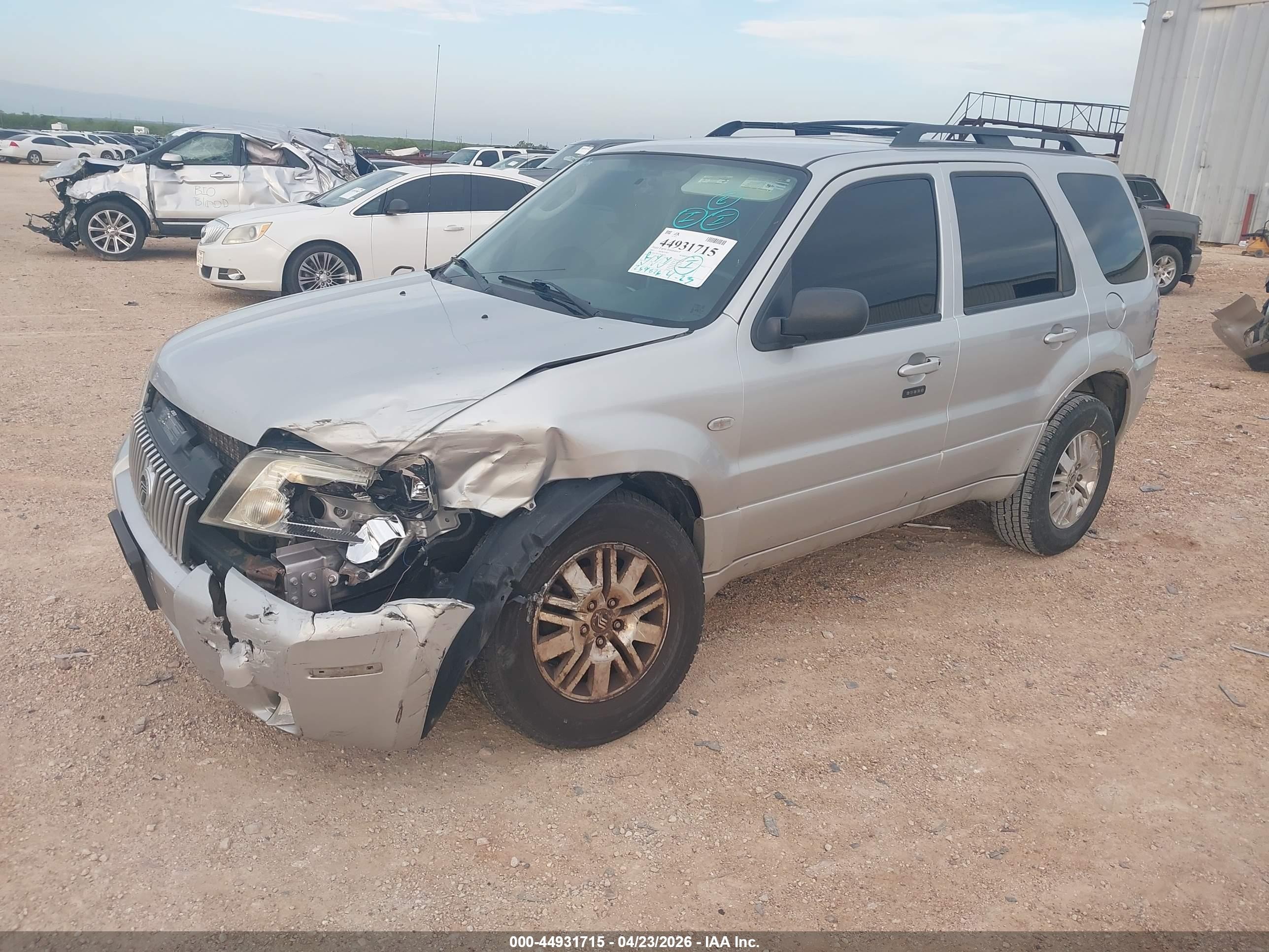 2007 Mercury Mariner Premier Silver vin: 4M2CU87157KJ02059