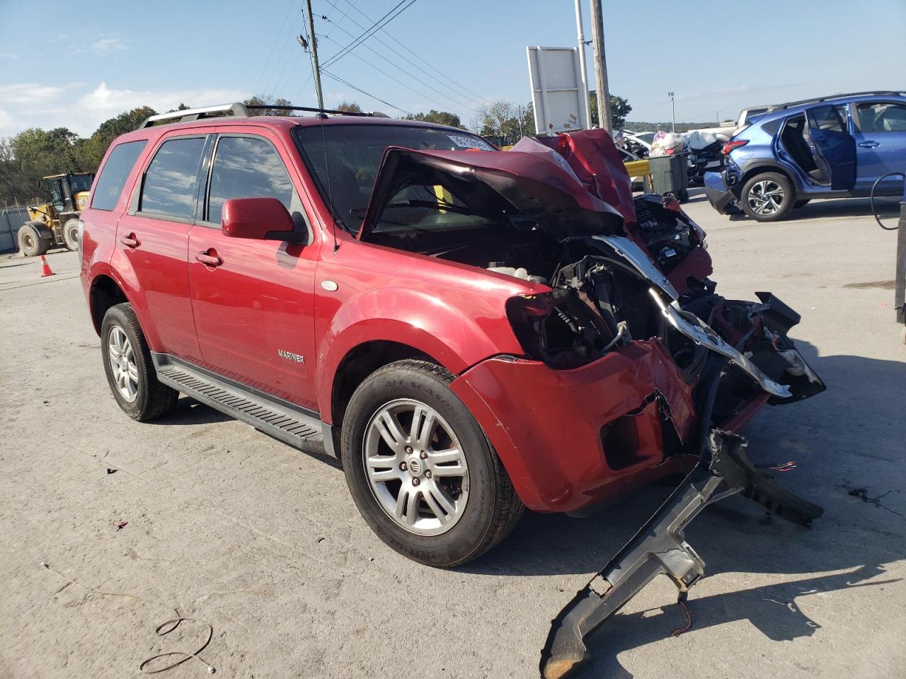 2008 Mercury Mariner Premier Maroon vin: 4M2CU87158KJ50842