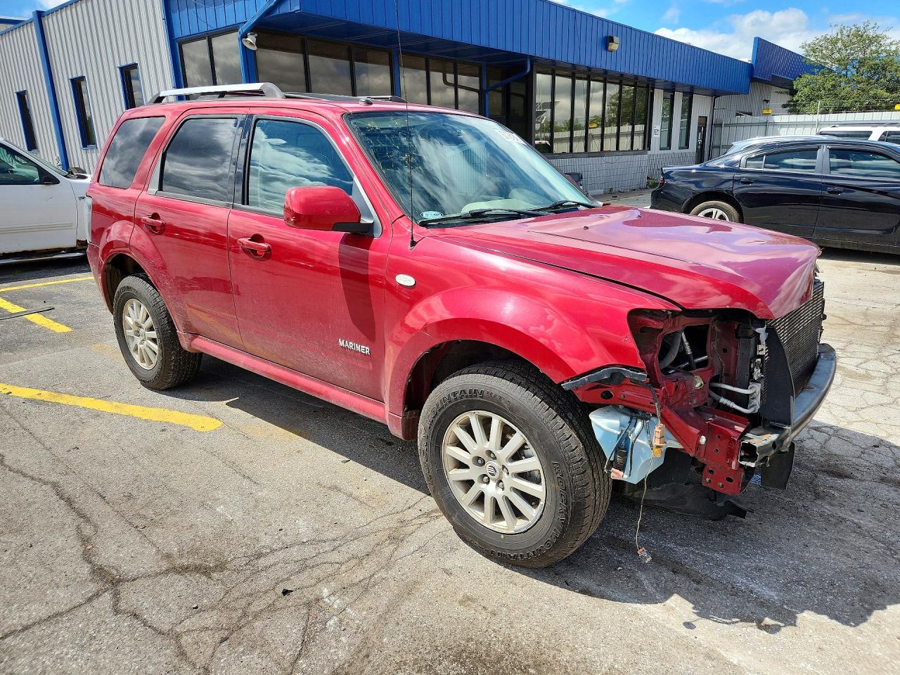 2008 Mercury Mariner Premier Maroon vin: 4M2CU87178KJ27868