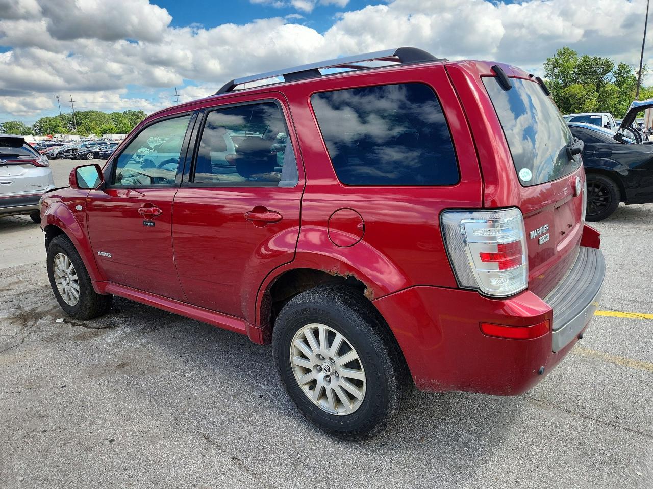 2008 Mercury Mariner Premier Maroon vin: 4M2CU87178KJ27868