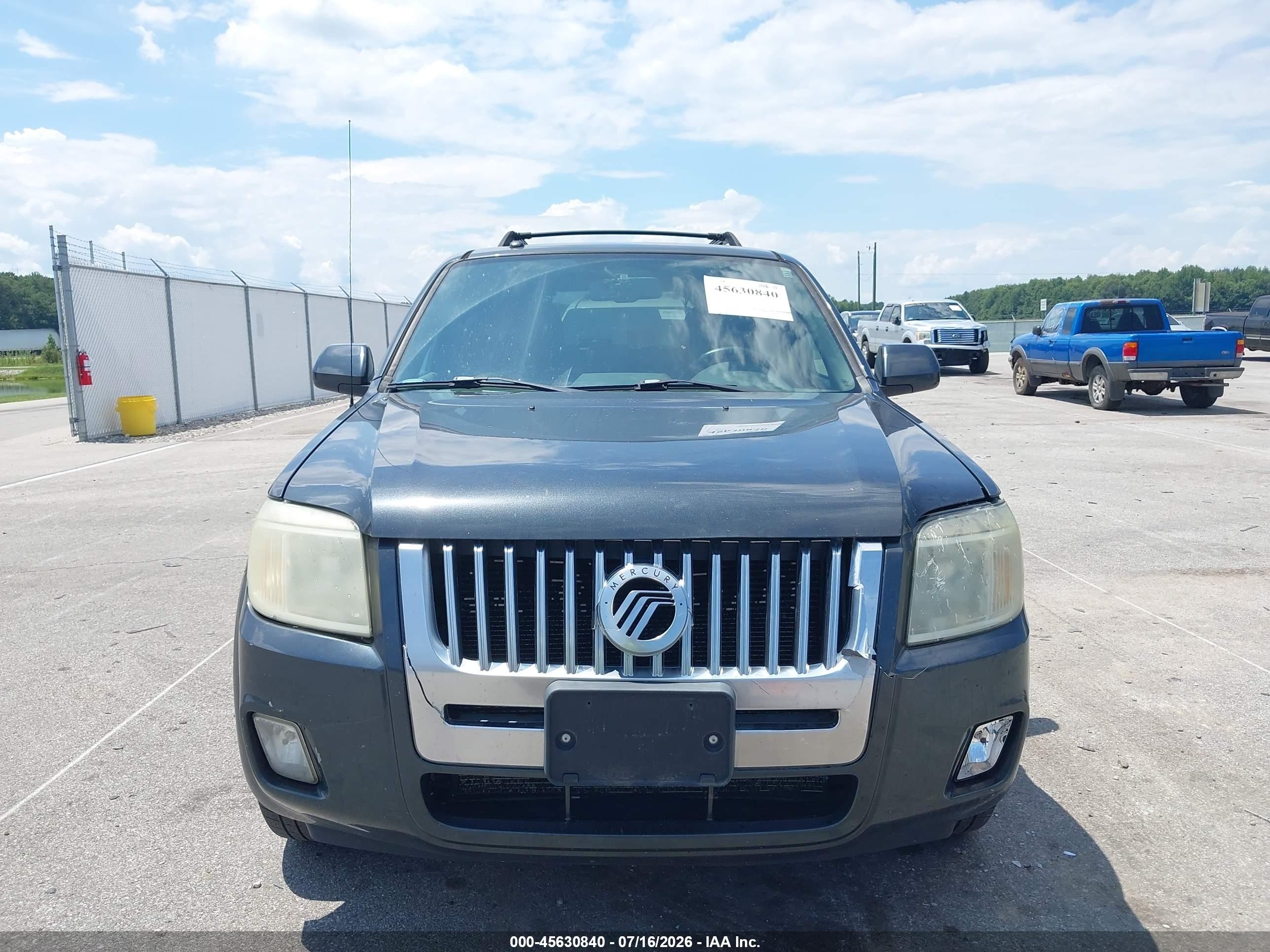 2008 Mercury Mariner Premier Gray vin: 4M2CU87188KJ23019