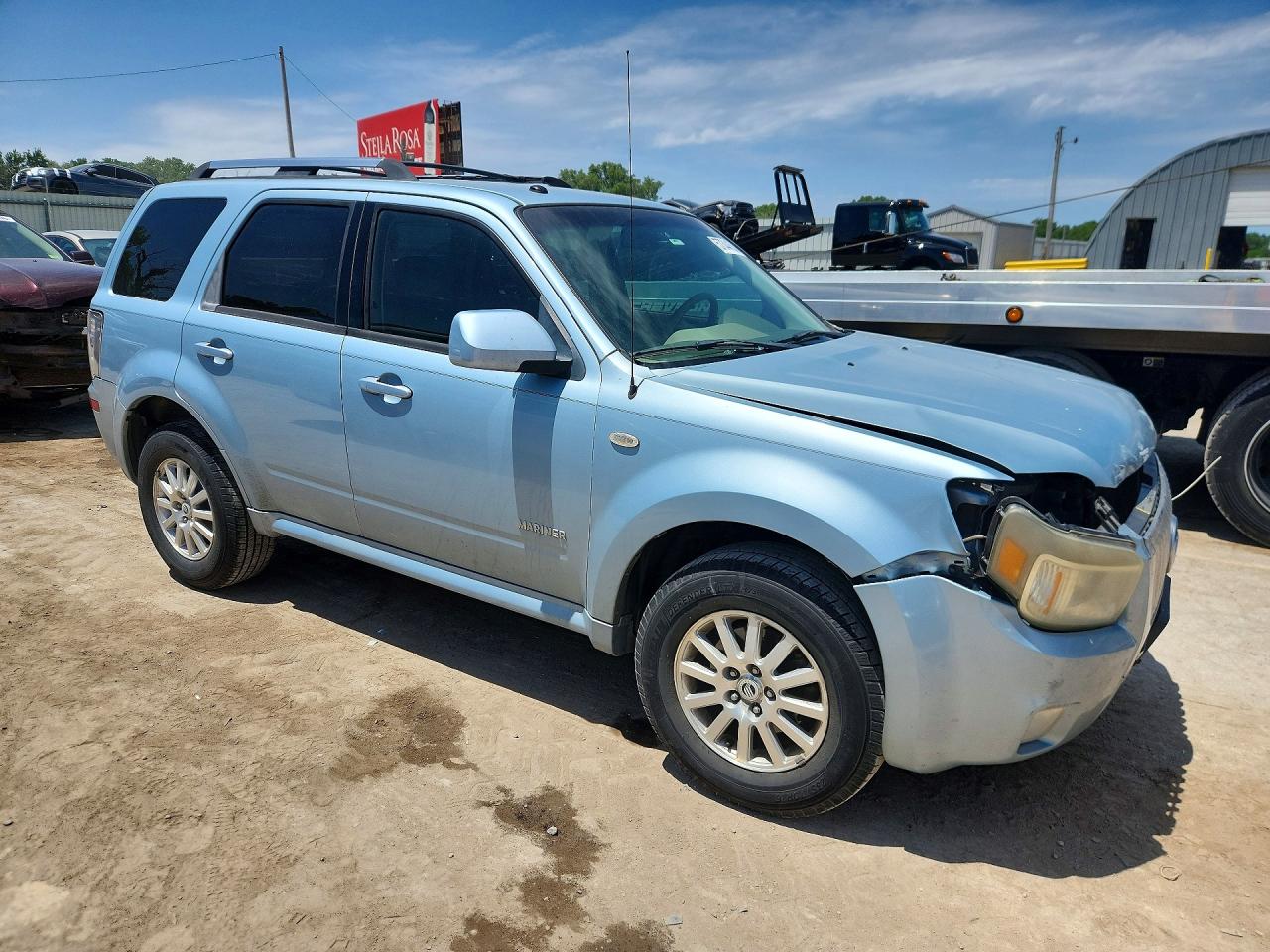 2008 Mercury Mariner Premier Blue vin: 4M2CU87198KJ27452