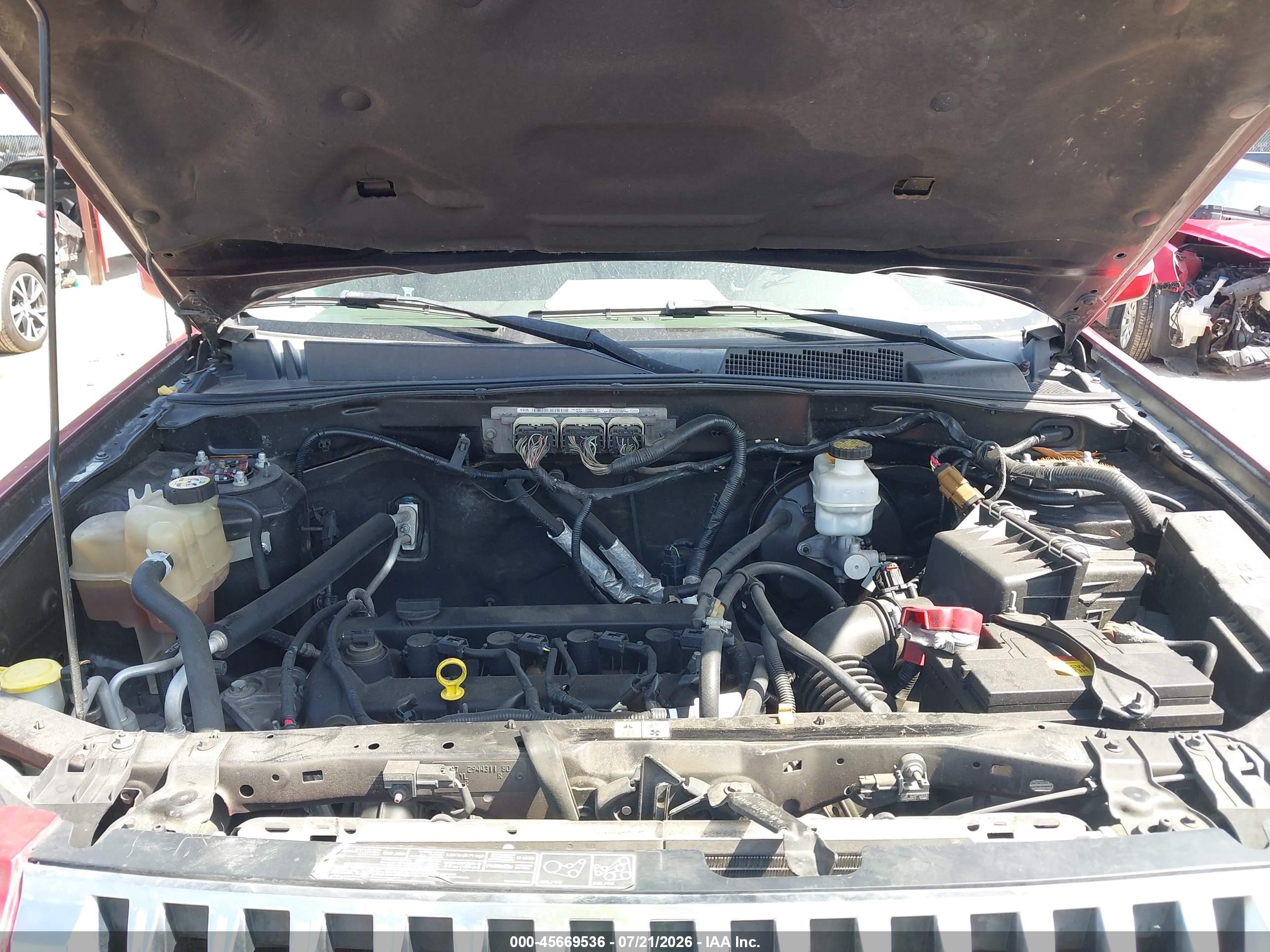 2009 Mercury Mariner Premier Красный vin: 4M2CU87729KJ05654