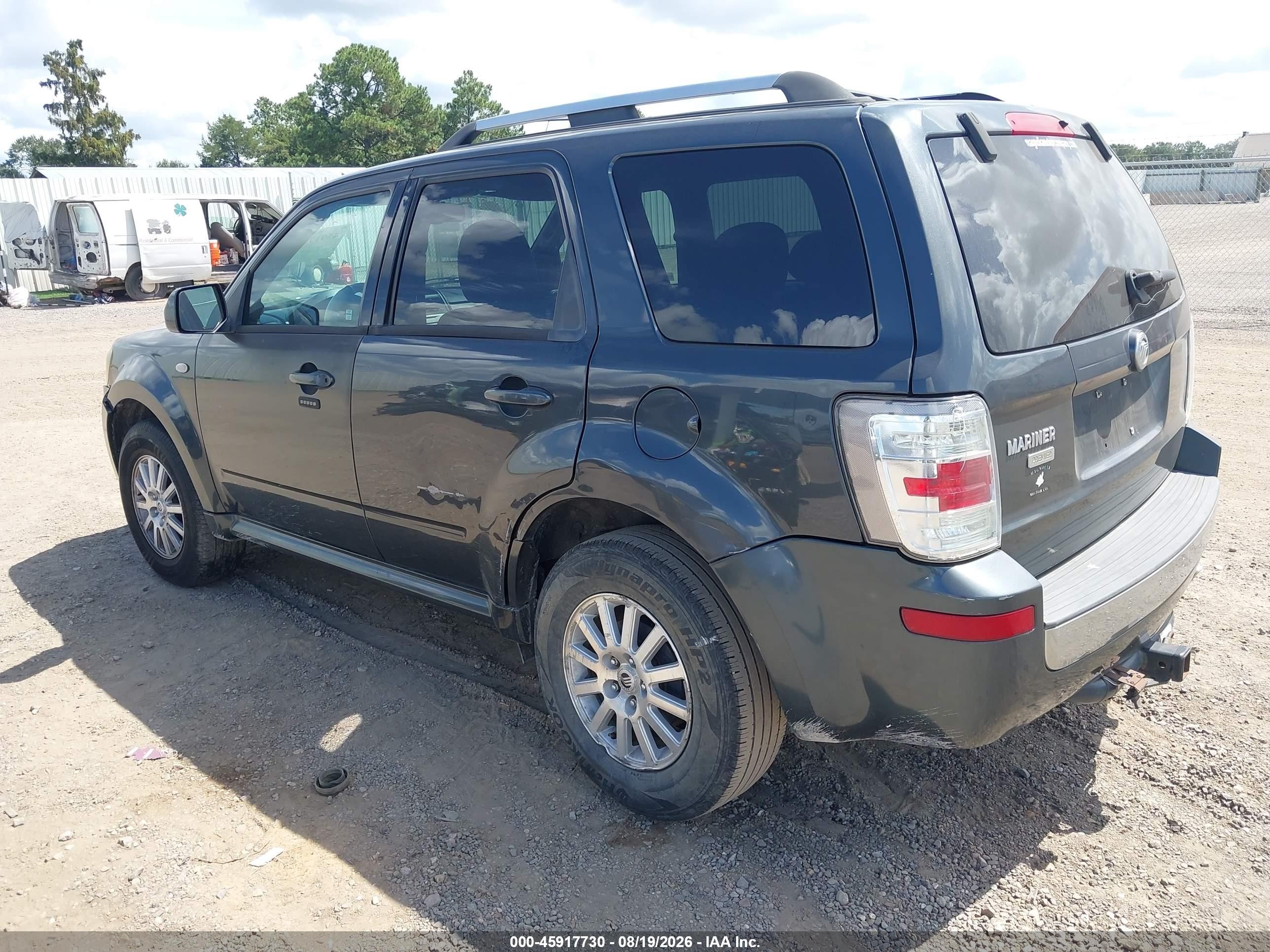 2009 Mercury Mariner Premier Серый vin: 4M2CU87729KJ15410