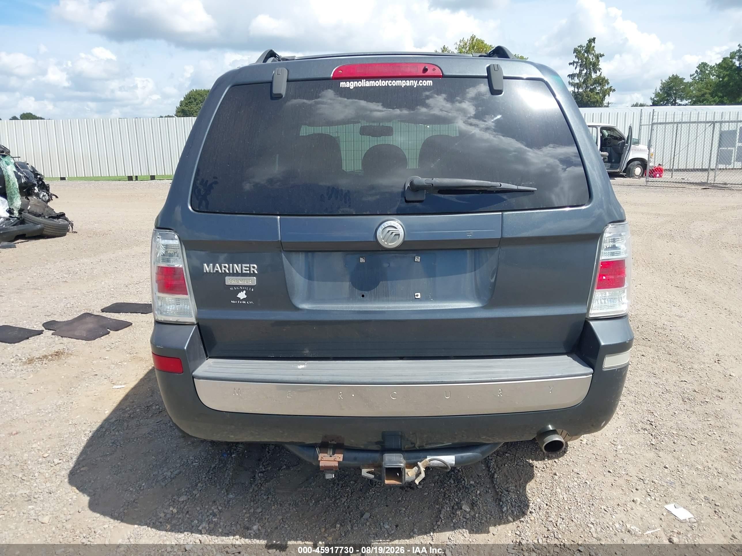 2009 Mercury Mariner Premier Серый vin: 4M2CU87729KJ15410
