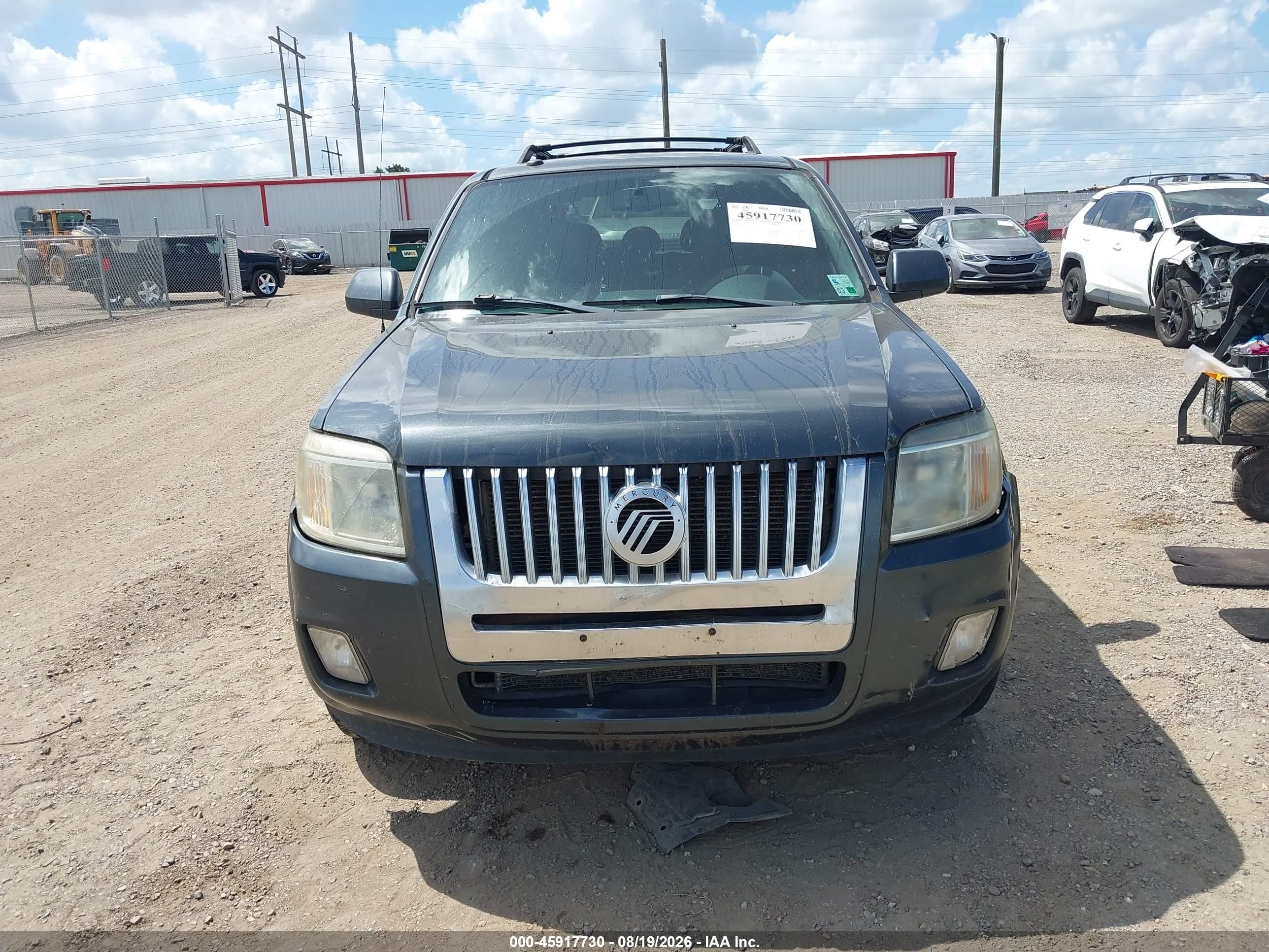 2009 Mercury Mariner Premier Серый vin: 4M2CU87729KJ15410