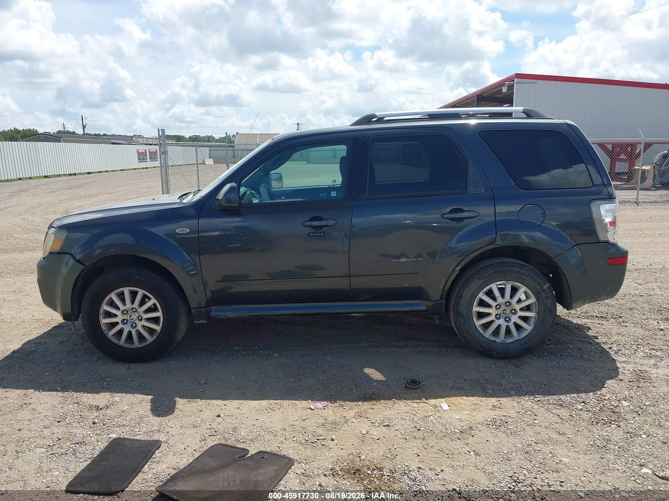 2009 Mercury Mariner Premier Серый vin: 4M2CU87729KJ15410