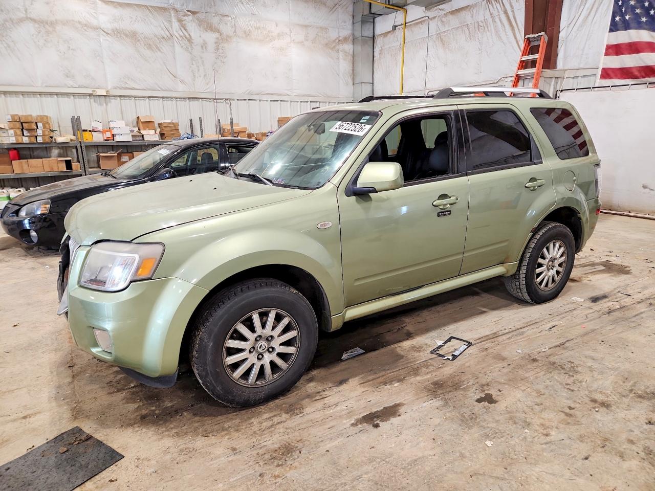 2009 Mercury Mariner Premier Green vin: 4M2CU87729KJ17139