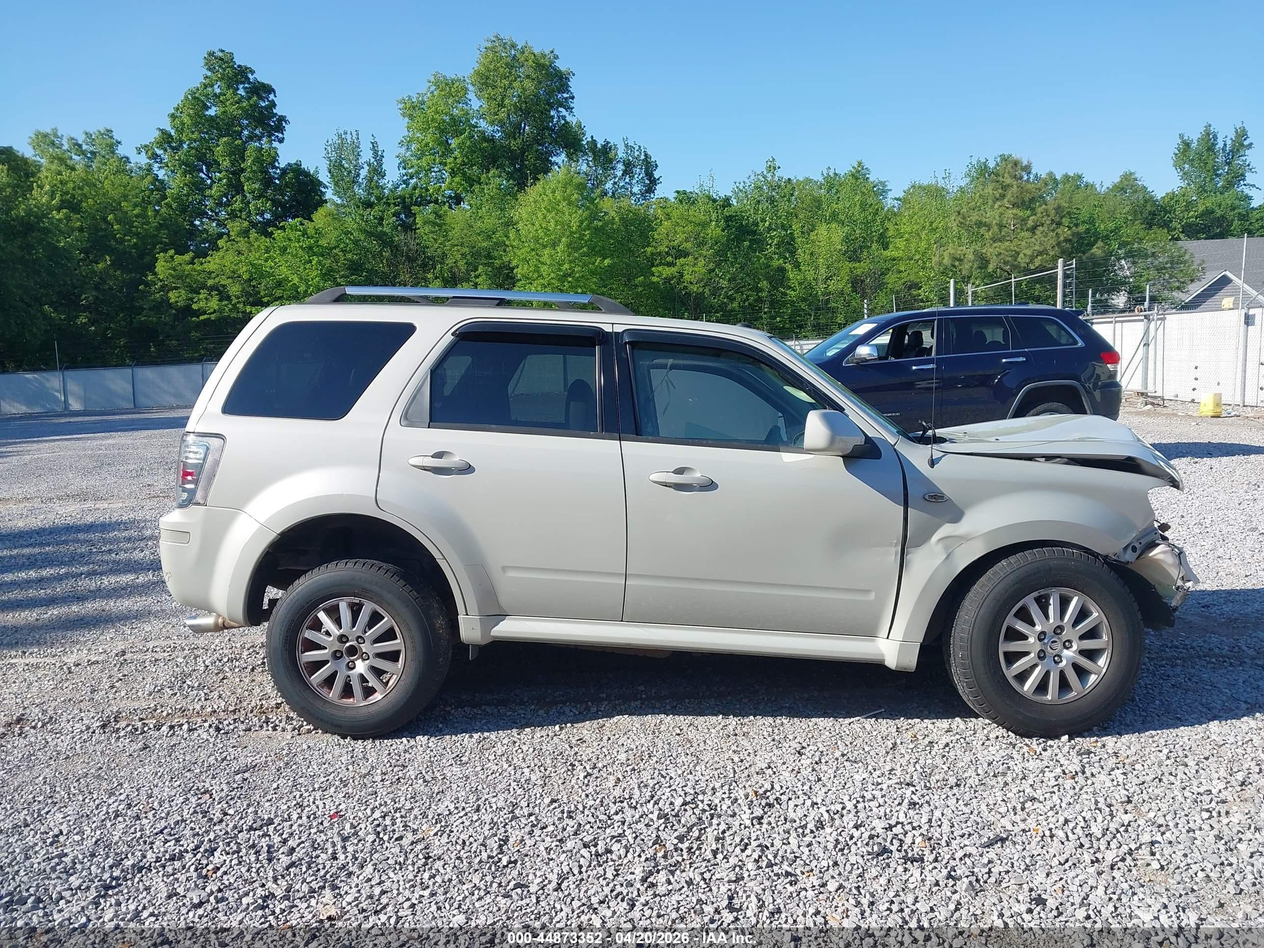 2009 Mercury Mariner Premier Cream vin: 4M2CU87759KJ06488