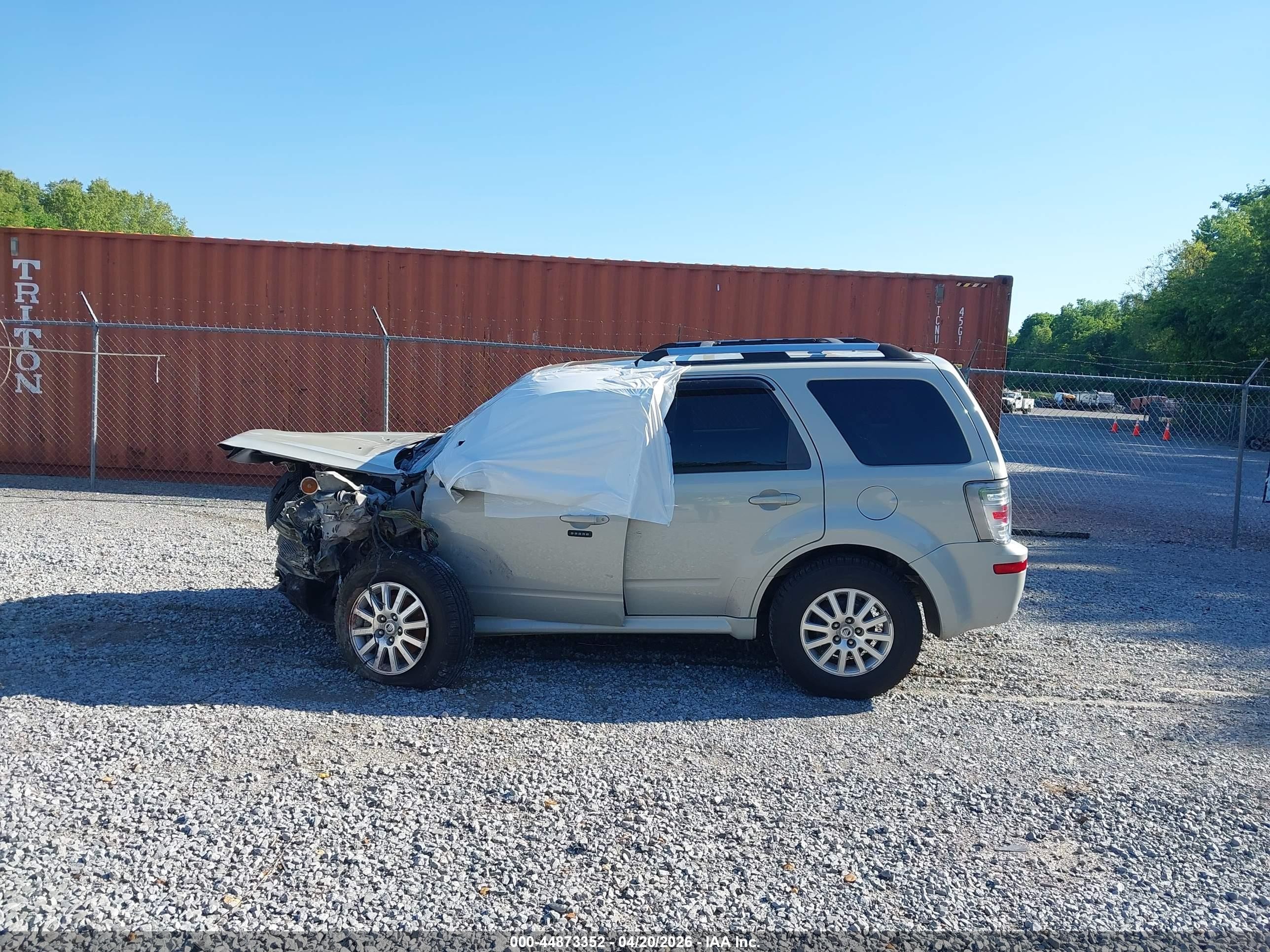 2009 Mercury Mariner Premier Cream vin: 4M2CU87759KJ06488