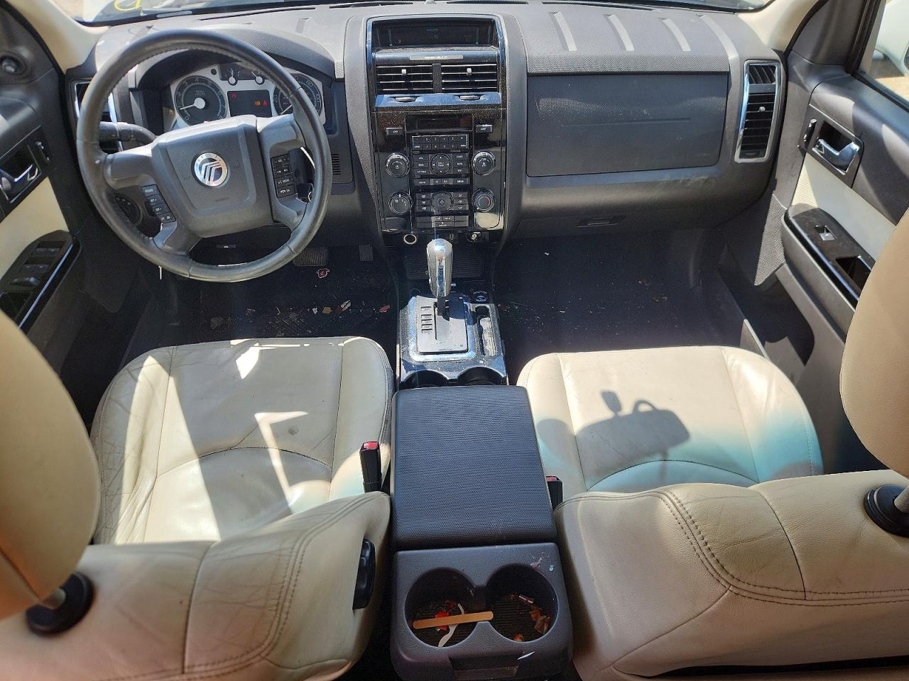 2009 Mercury Mariner Premier White vin: 4M2CU87G19KJ07203