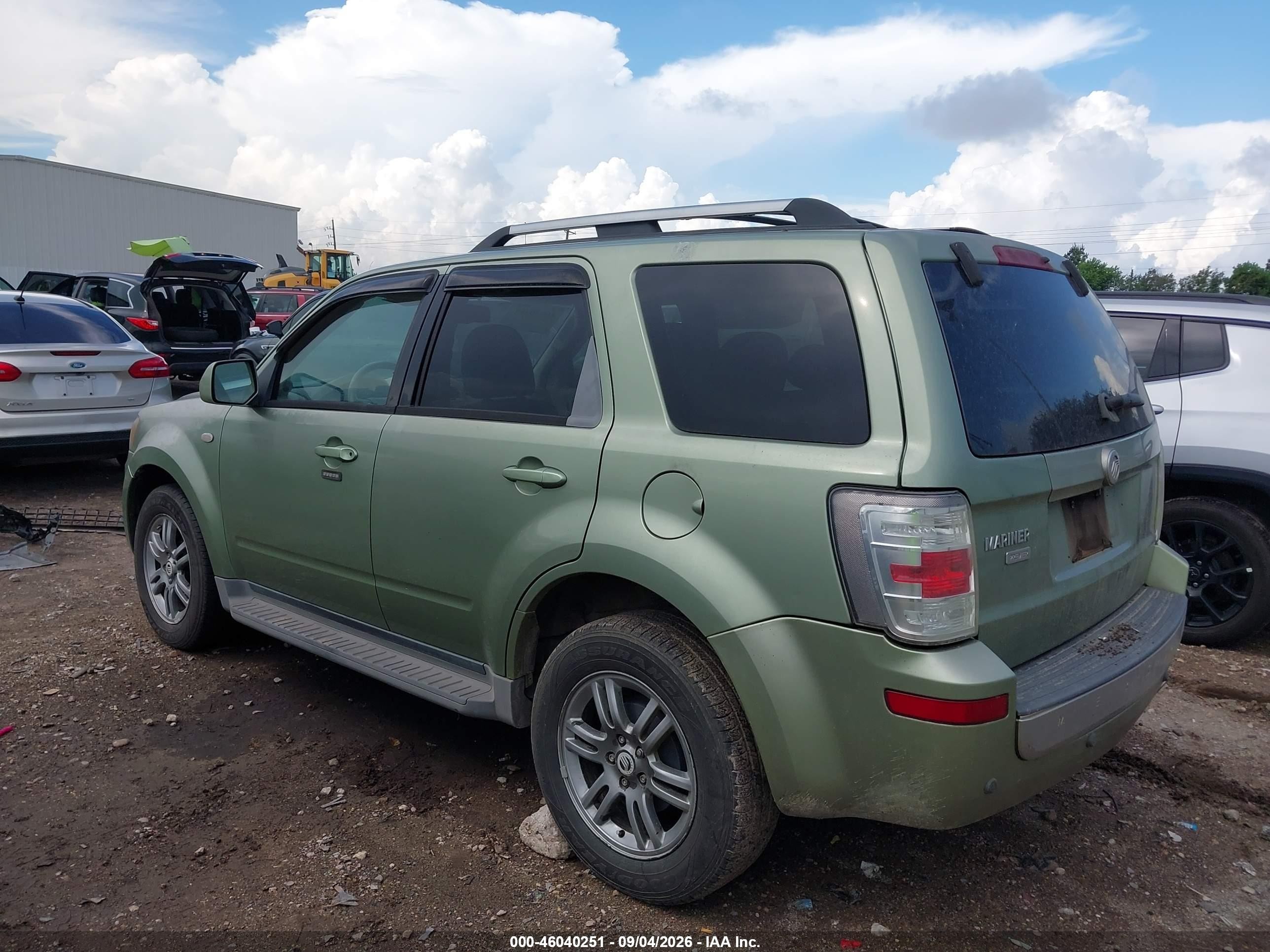 2009 Mercury Mariner Premier V6 Green vin: 4M2CU87G19KJ07301