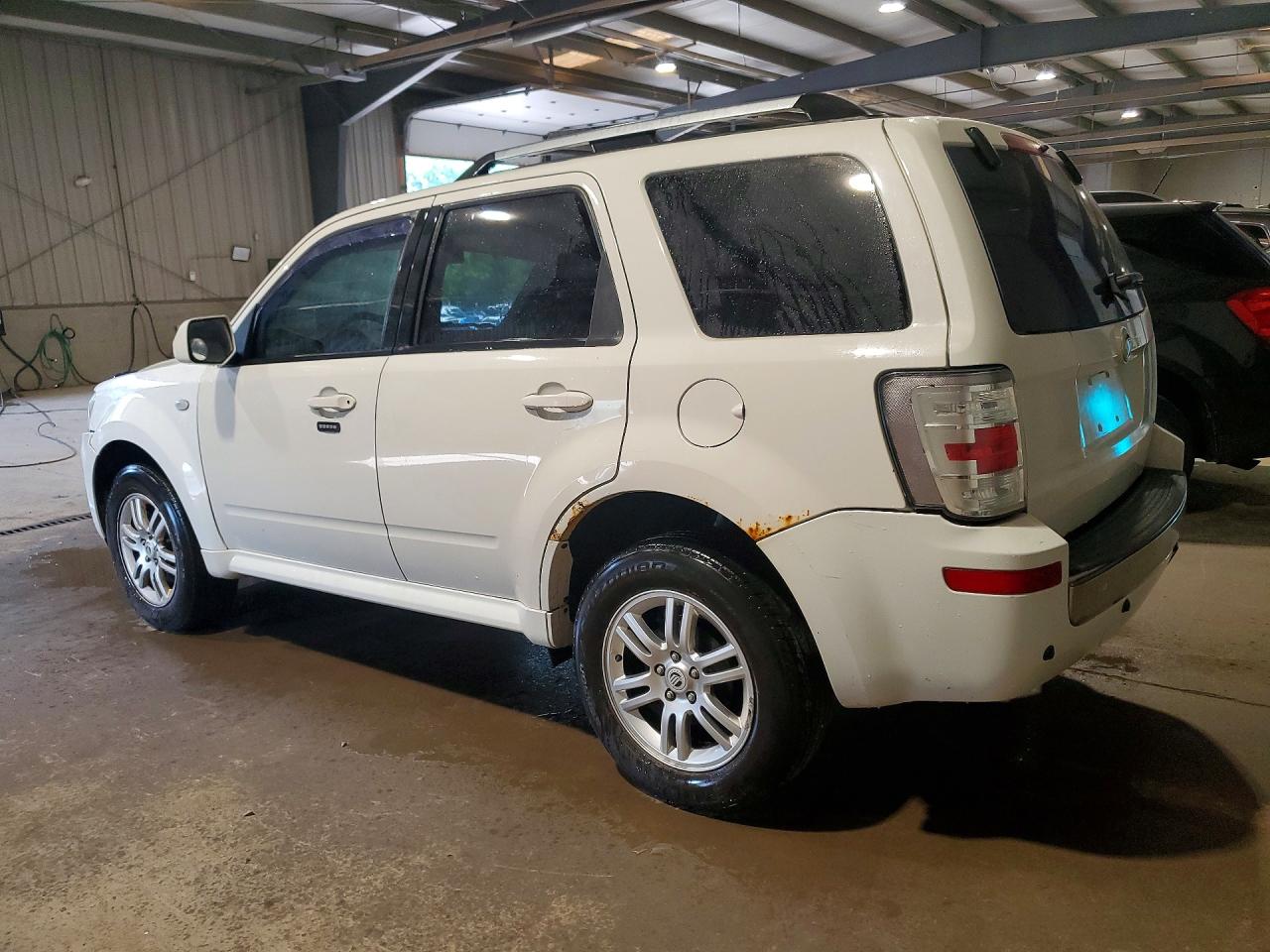 2009 Mercury Mariner Premier White vin: 4M2CU87G39KJ06117