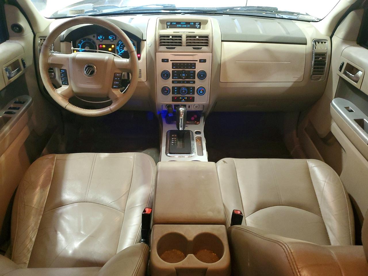 2009 Mercury Mariner Premier White vin: 4M2CU87G39KJ06117