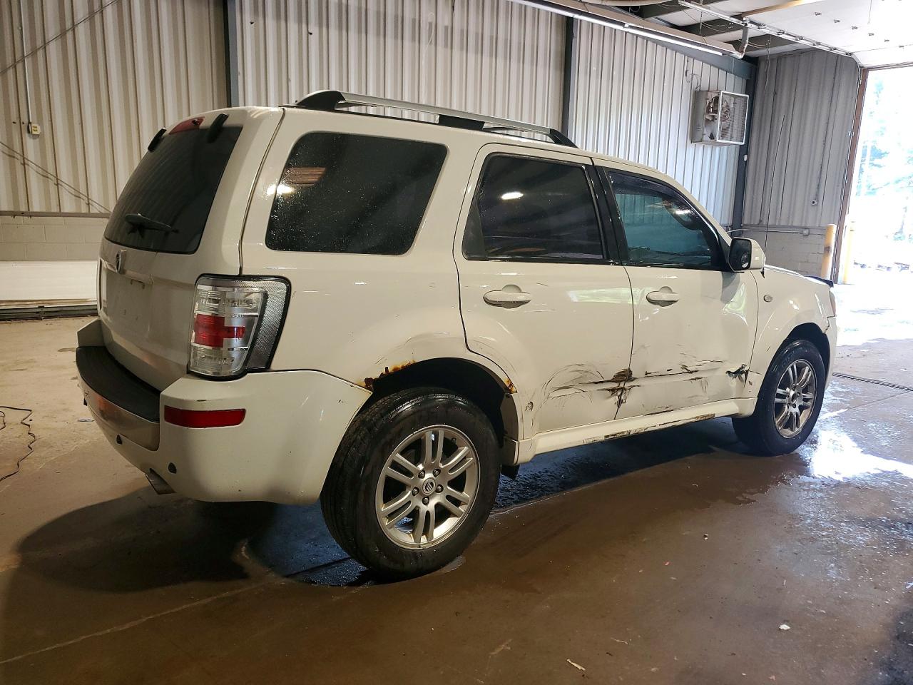 2009 Mercury Mariner Premier White vin: 4M2CU87G39KJ06117