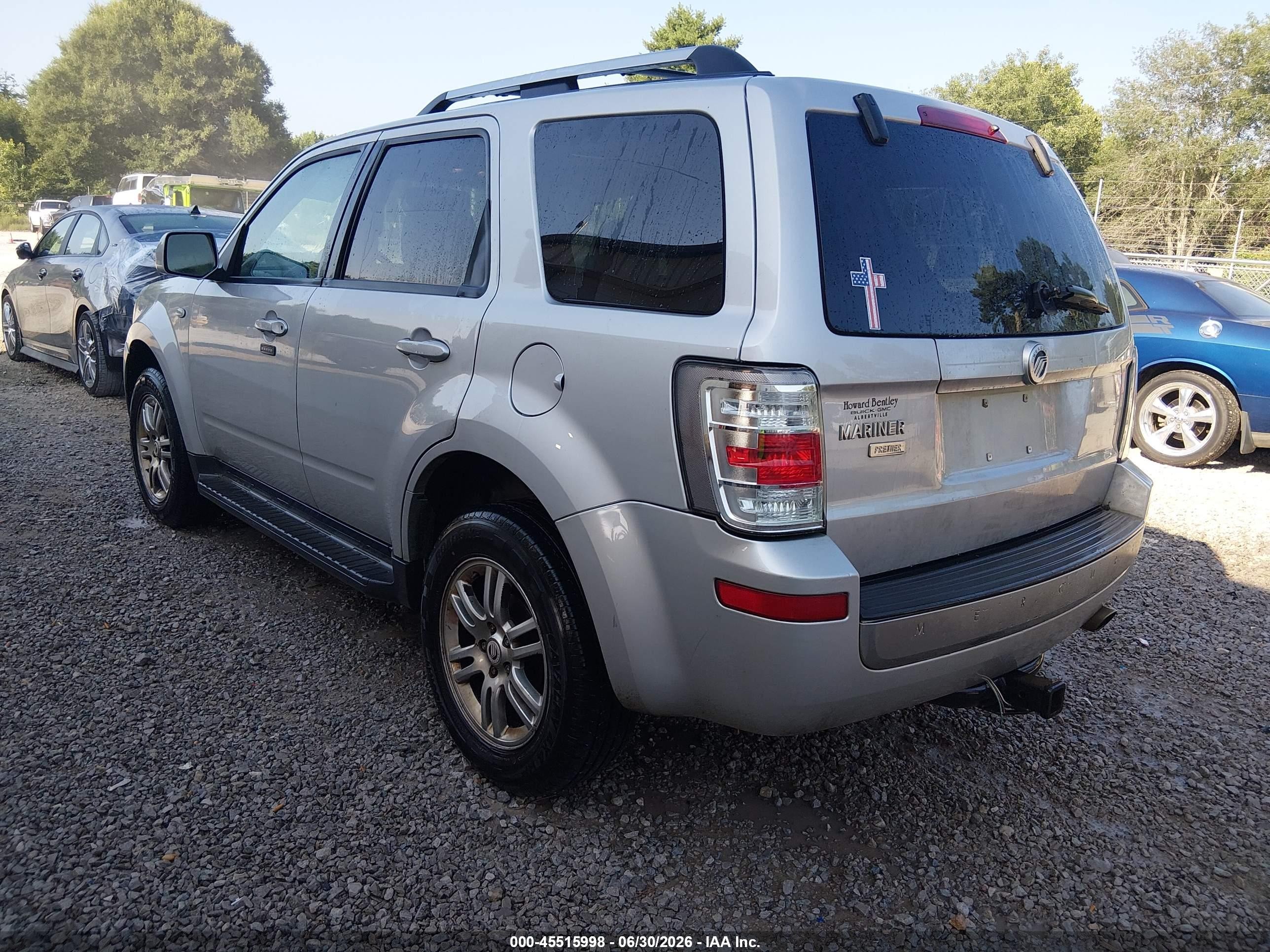 2009 Mercury Mariner Premier V6 Silver vin: 4M2CU87G49KJ05719