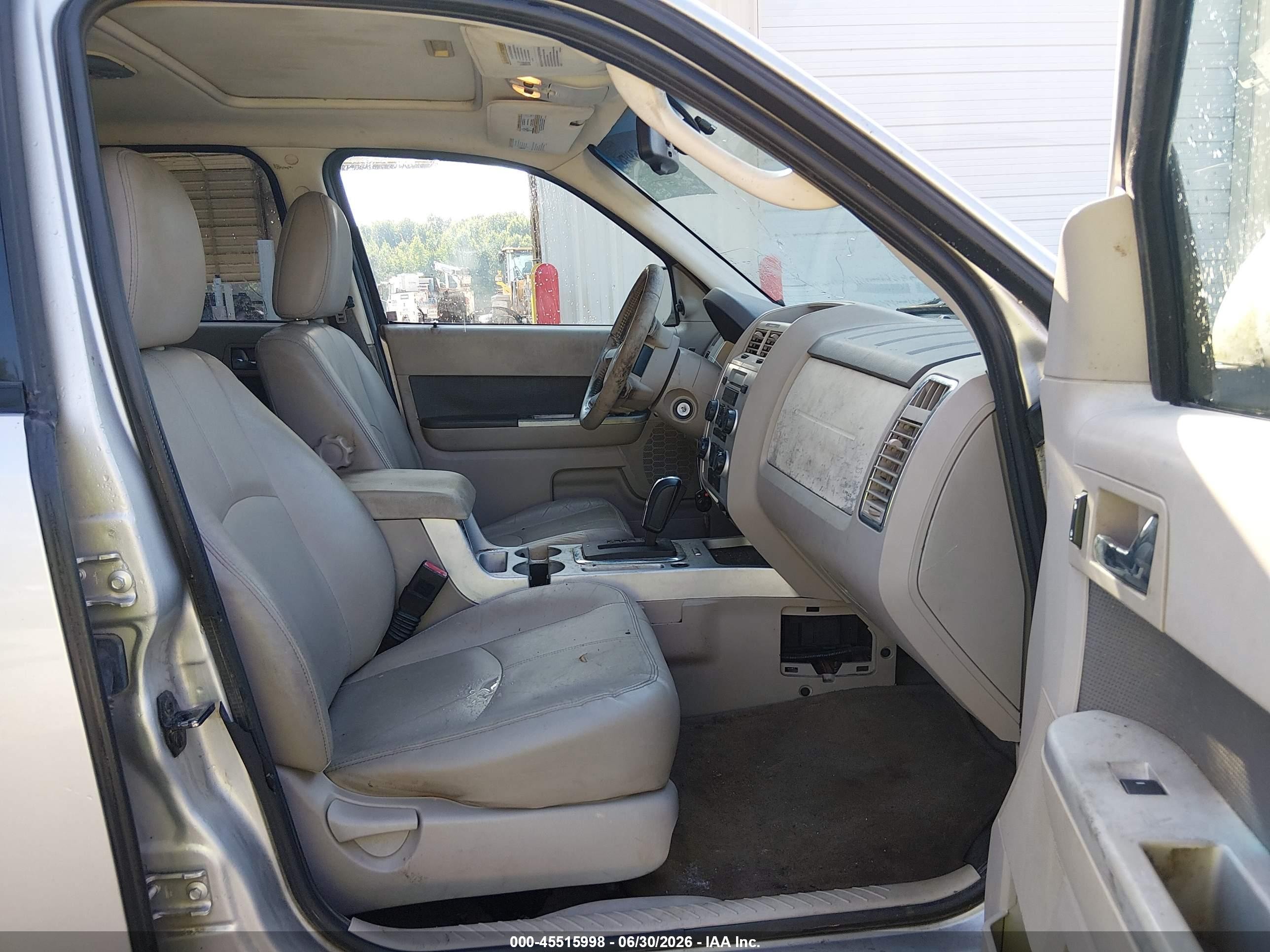 2009 Mercury Mariner Premier V6 Silver vin: 4M2CU87G49KJ05719