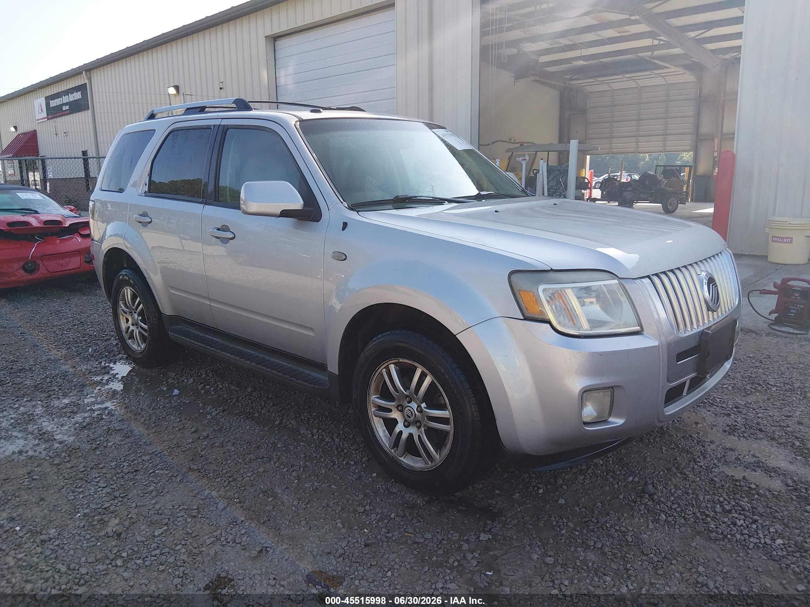 2009 Mercury Mariner Premier V6 Silver vin: 4M2CU87G49KJ05719