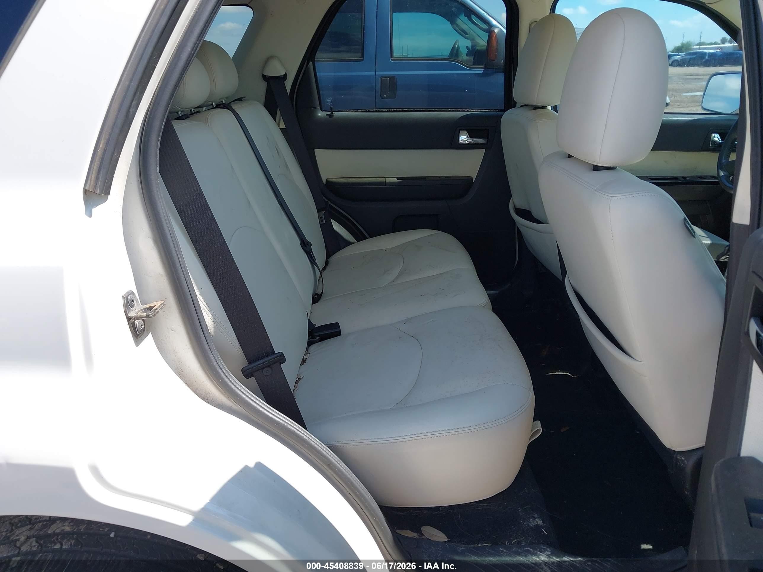 2009 Mercury Mariner Premier V6 Белый vin: 4M2CU87G59KJ11013