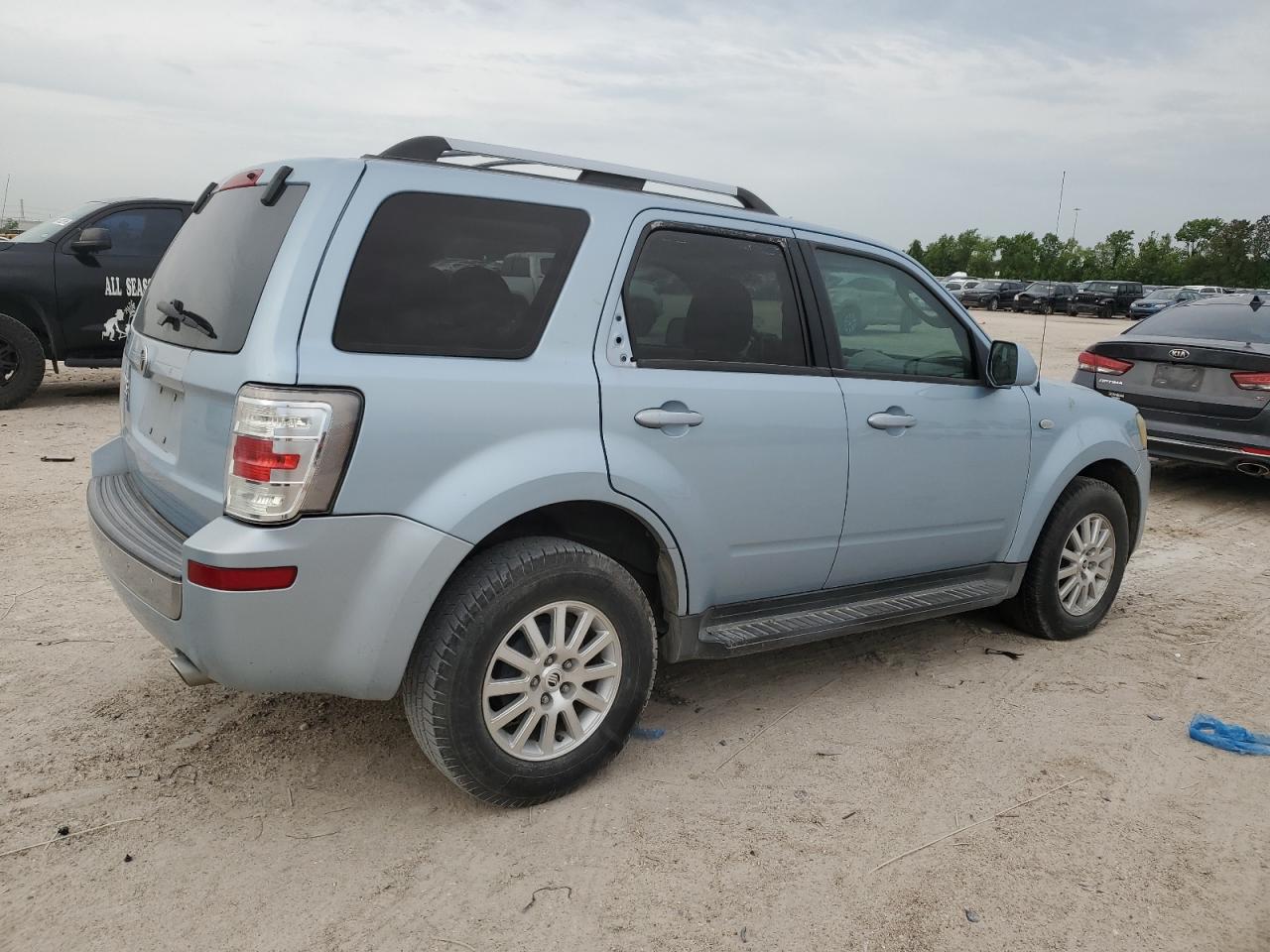 2009 Mercury Mariner Premier Blue vin: 4M2CU87G69KJ10971