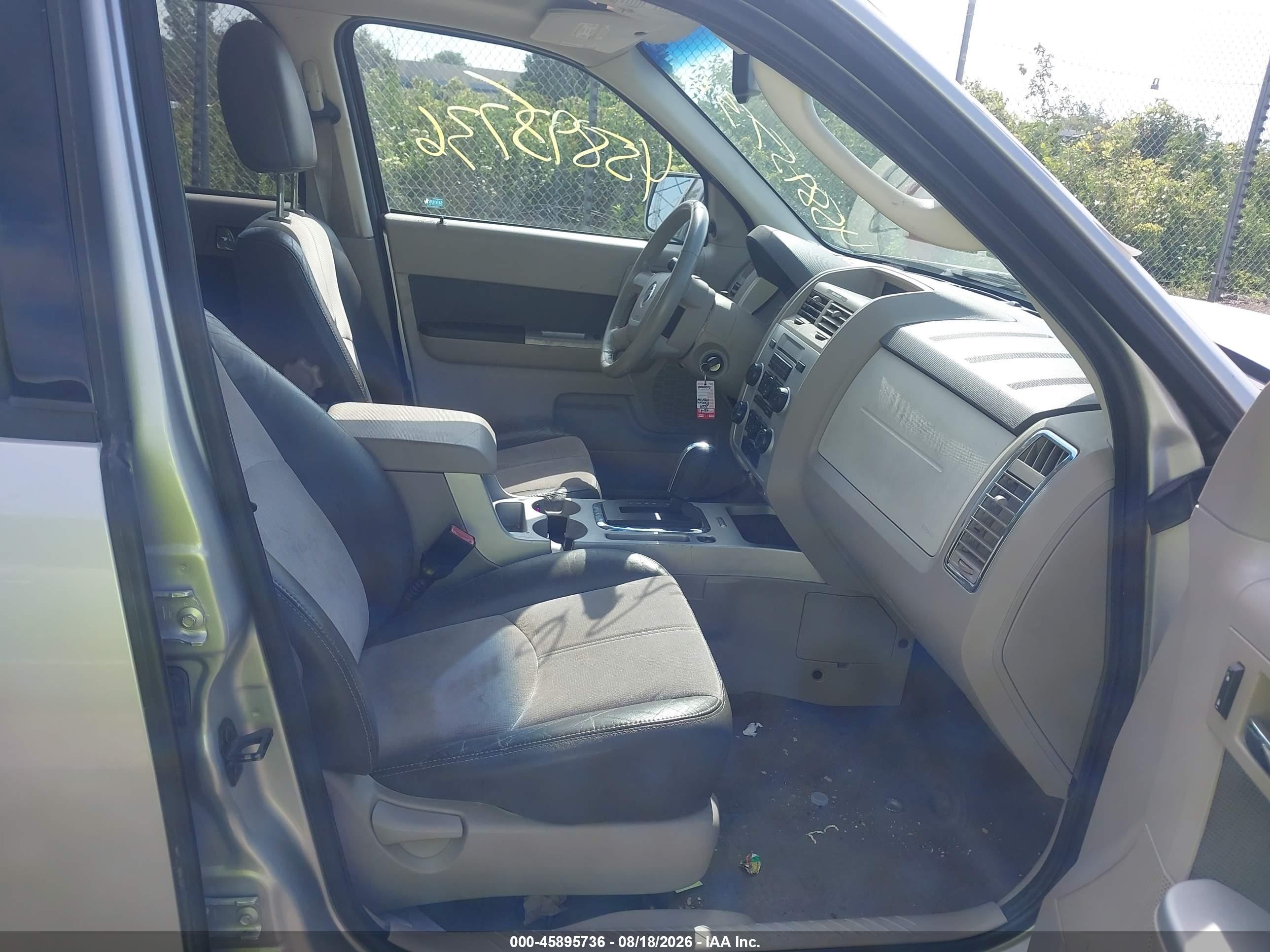 2009 Mercury Mariner Premier V6 Silver vin: 4M2CU87G79KJ04516