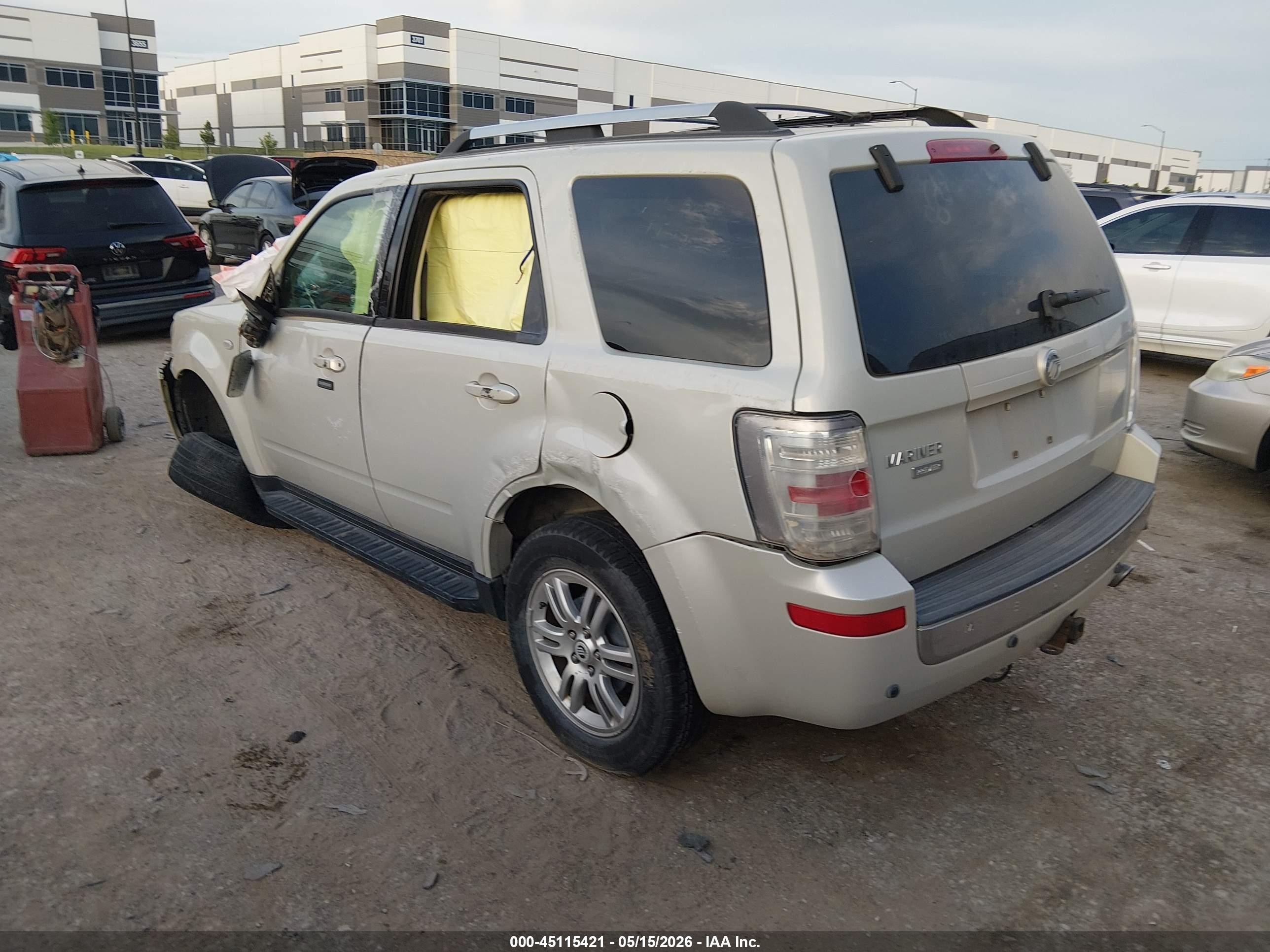 2009 Mercury Mariner Premier V6 Beige vin: 4M2CU87G99KJ22001
