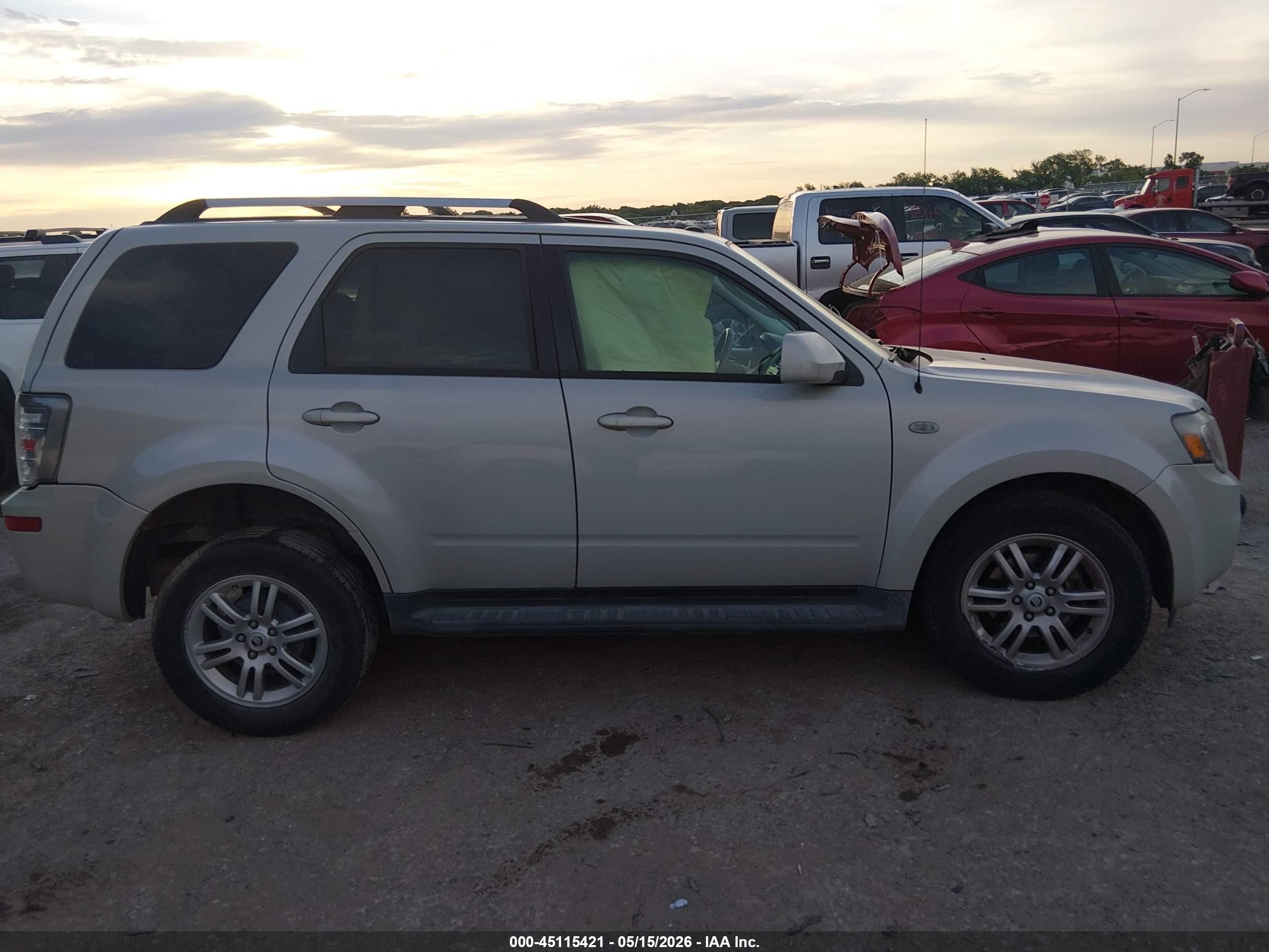 2009 Mercury Mariner Premier V6 Beige vin: 4M2CU87G99KJ22001