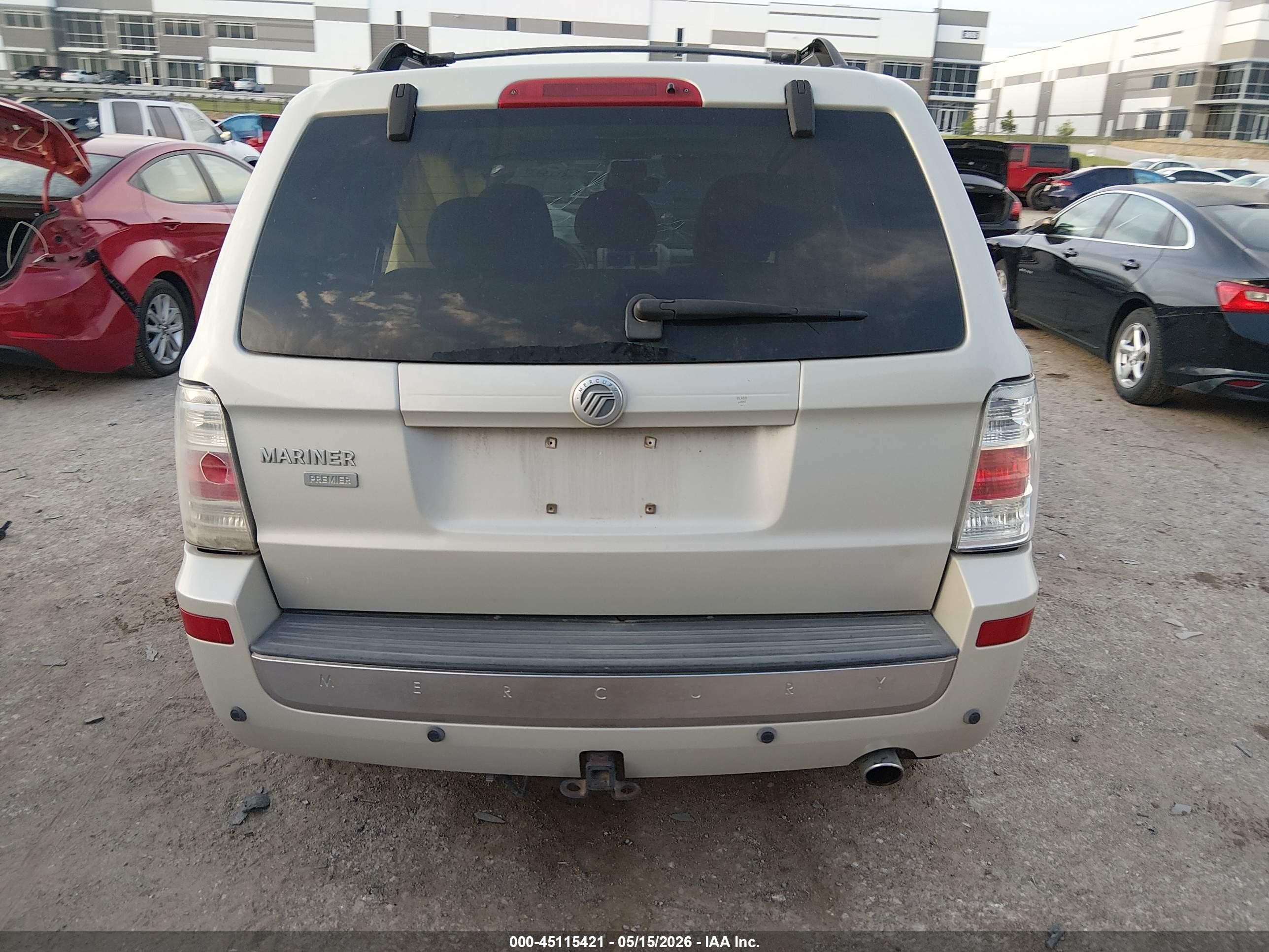 2009 Mercury Mariner Premier V6 Beige vin: 4M2CU87G99KJ22001