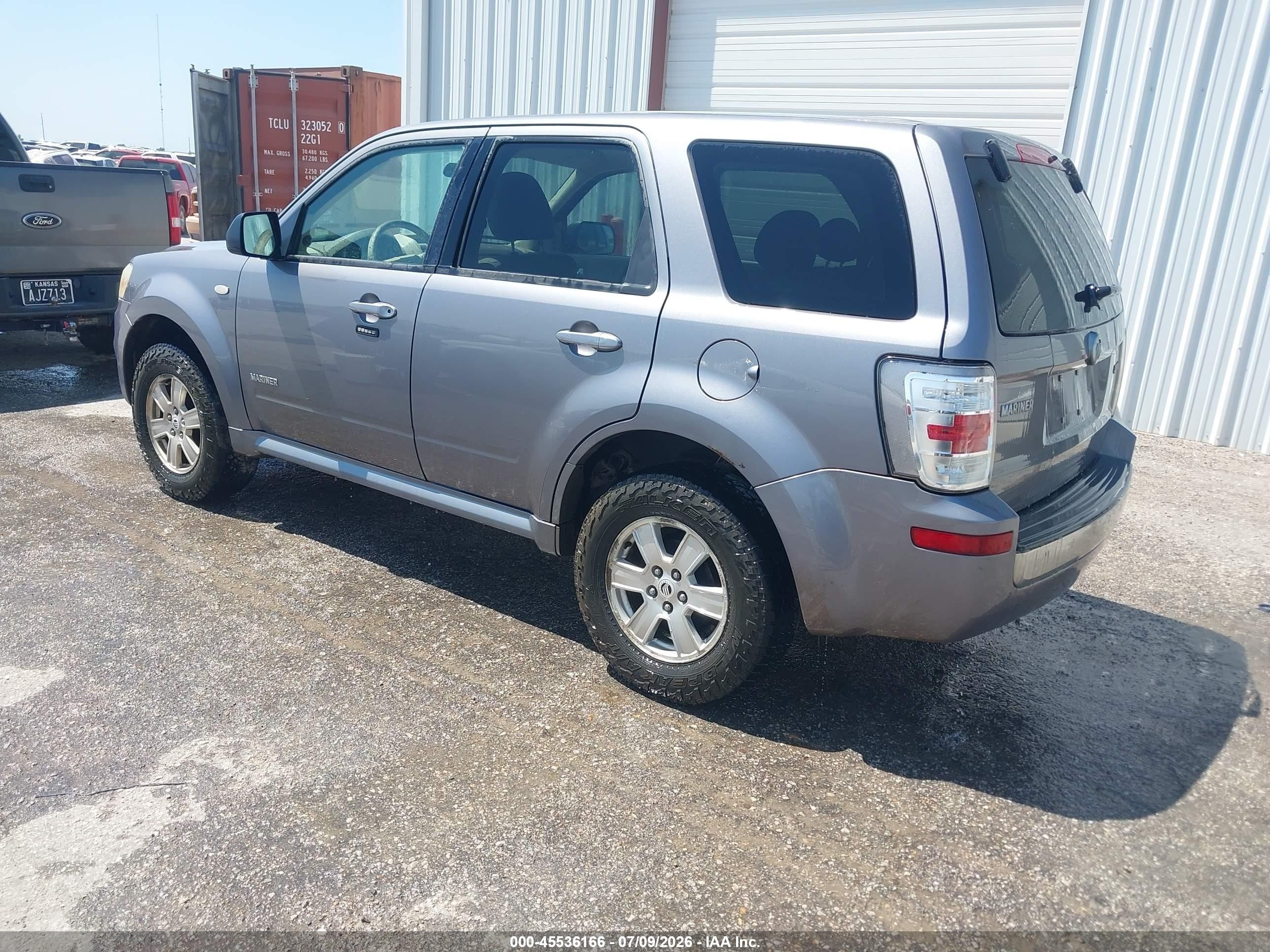2008 Mercury Mariner V6 Gray vin: 4M2CU91108KJ11316