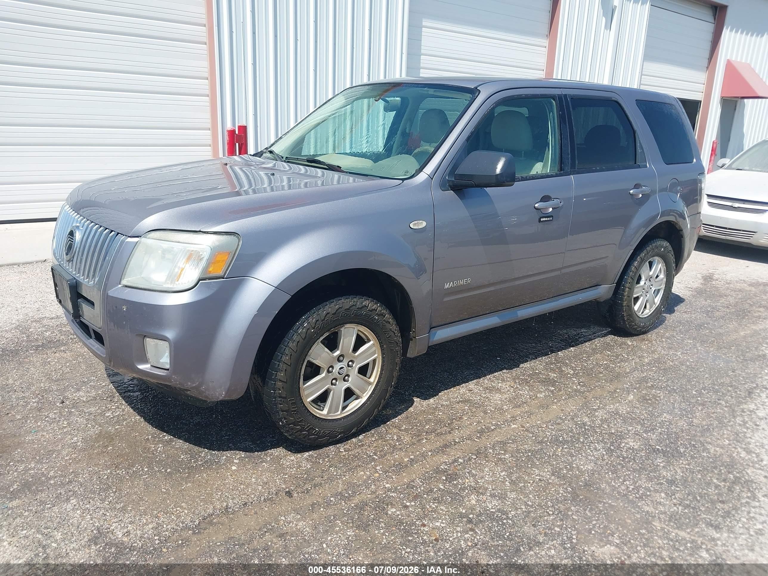 2008 Mercury Mariner V6 Gray vin: 4M2CU91108KJ11316