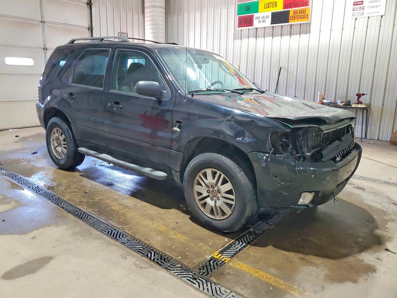 2007 Mercury Mariner Luxury Black vin: 4M2CU91137KJ13835
