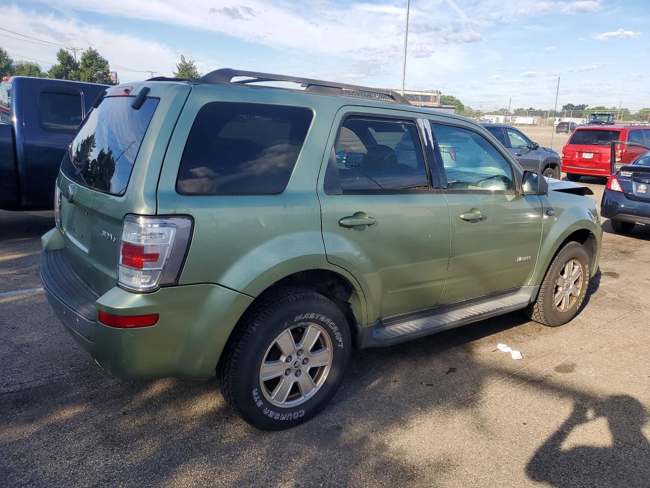 2008 Mercury Mariner Green vin: 4M2CU91138KJ02397