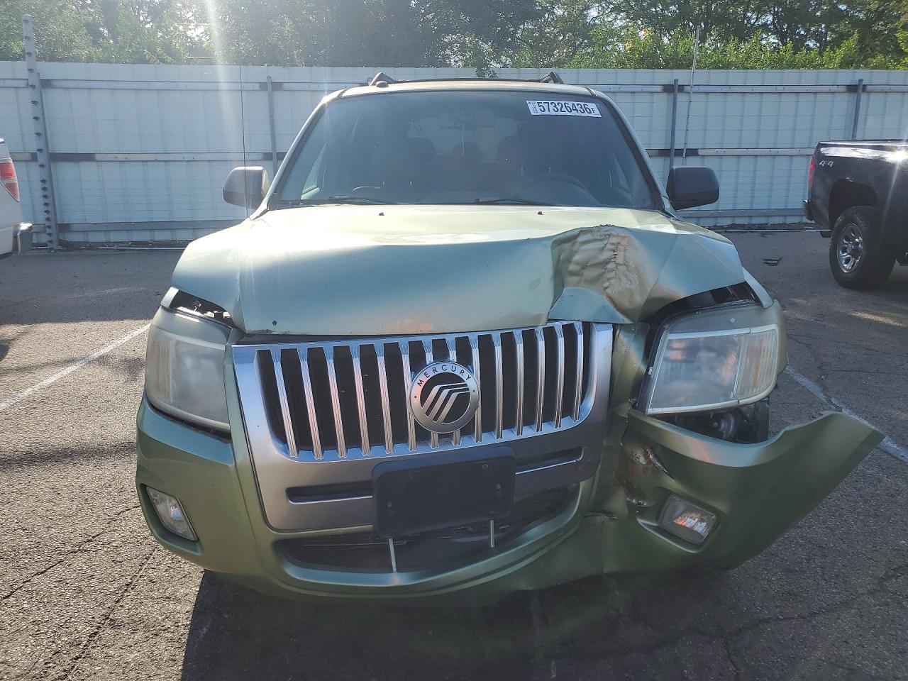 2008 Mercury Mariner Green vin: 4M2CU91138KJ02397