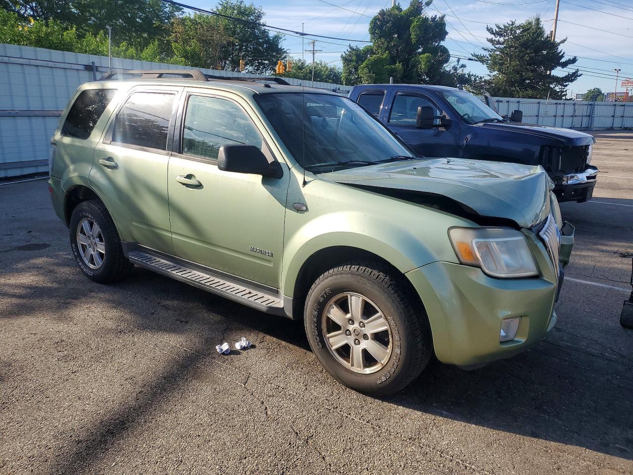 2008 Mercury Mariner Green vin: 4M2CU91138KJ02397
