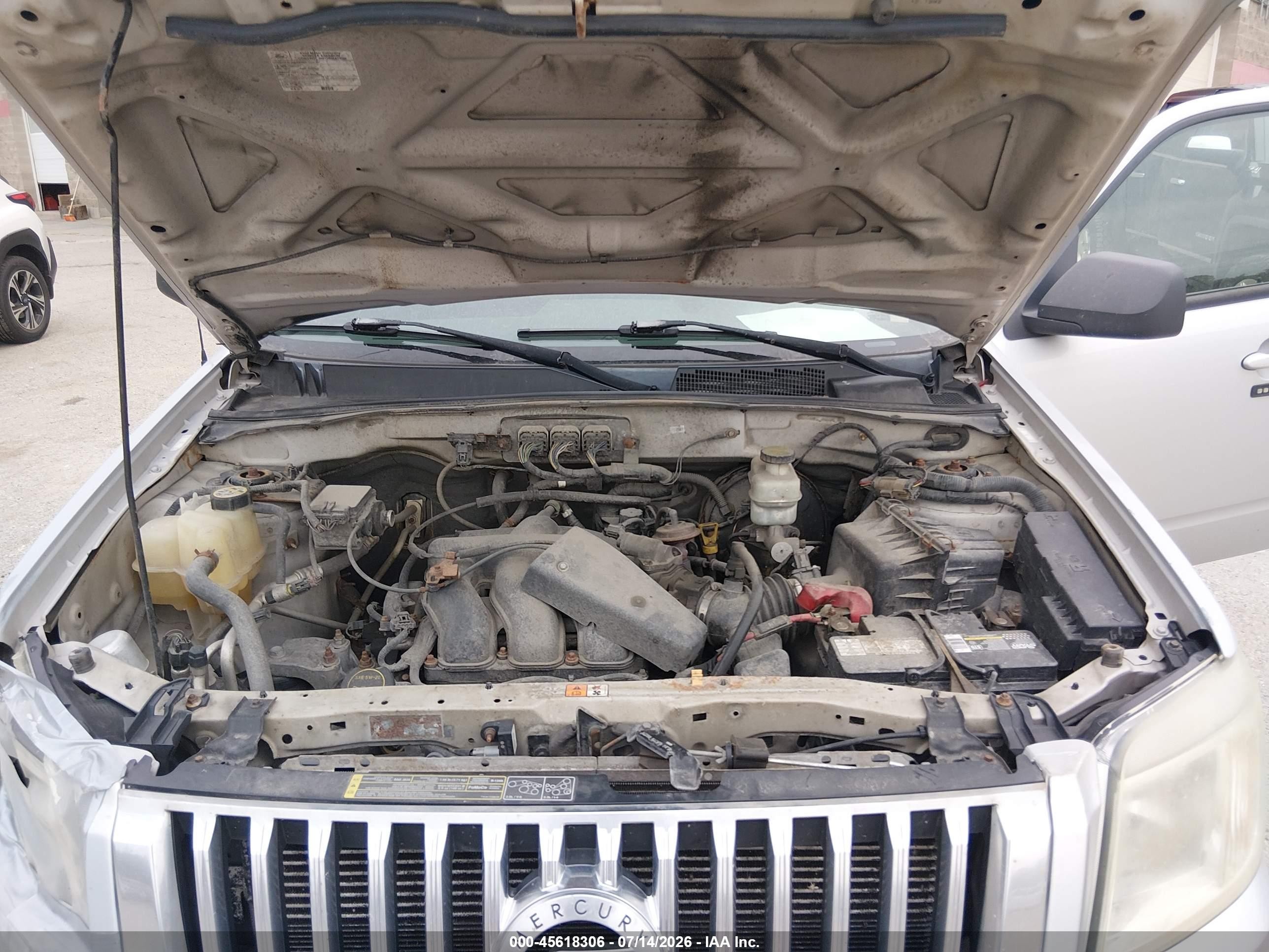 2008 Mercury Mariner V6 Silver vin: 4M2CU91158KJ36941