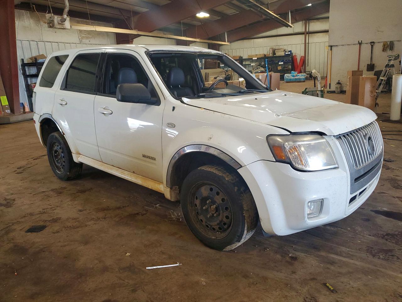 2008 Mercury Mariner White vin: 4M2CU91158KJ44702