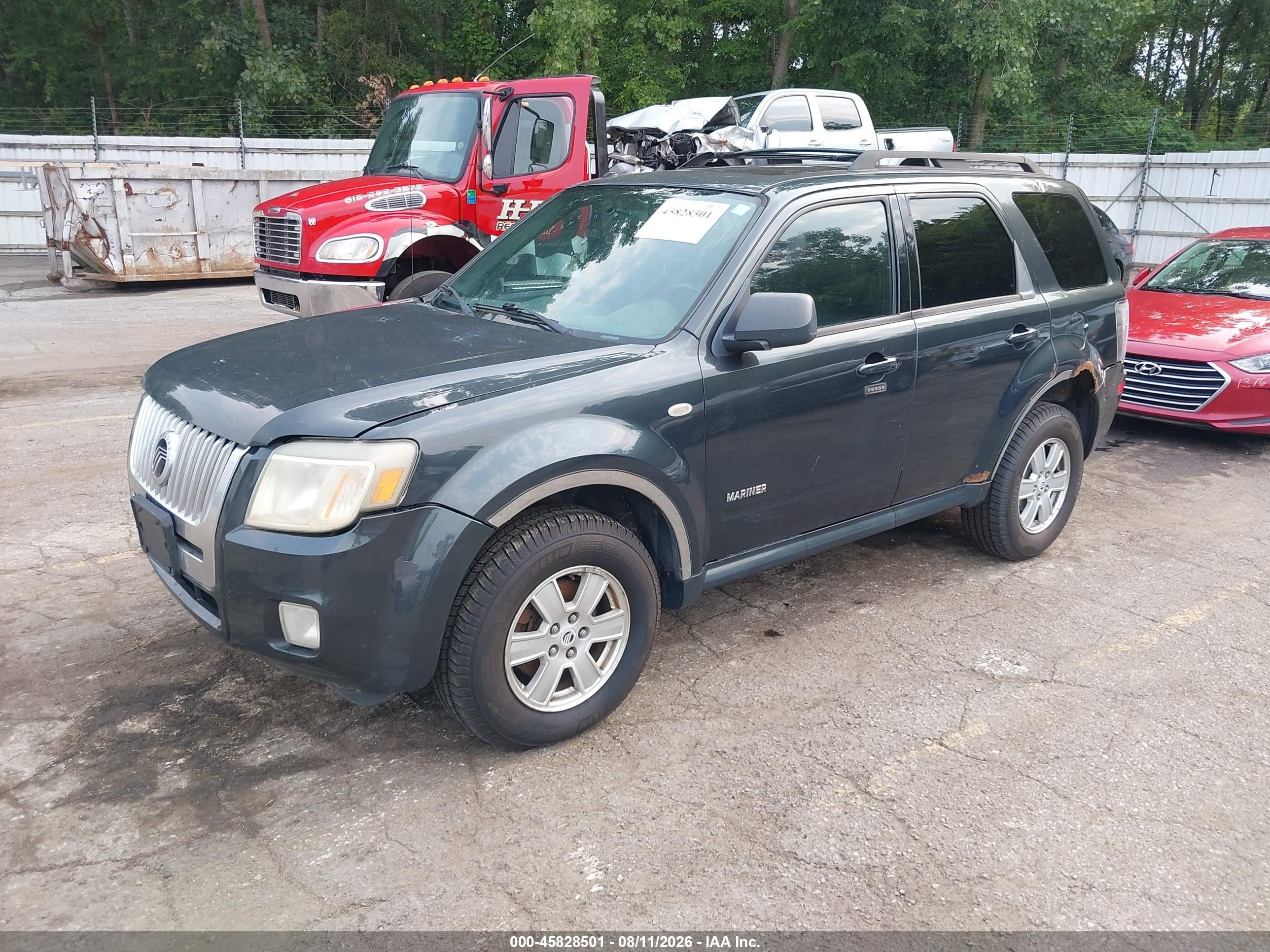 2008 Mercury Mariner V6 Gray vin: 4M2CU91168KJ10560