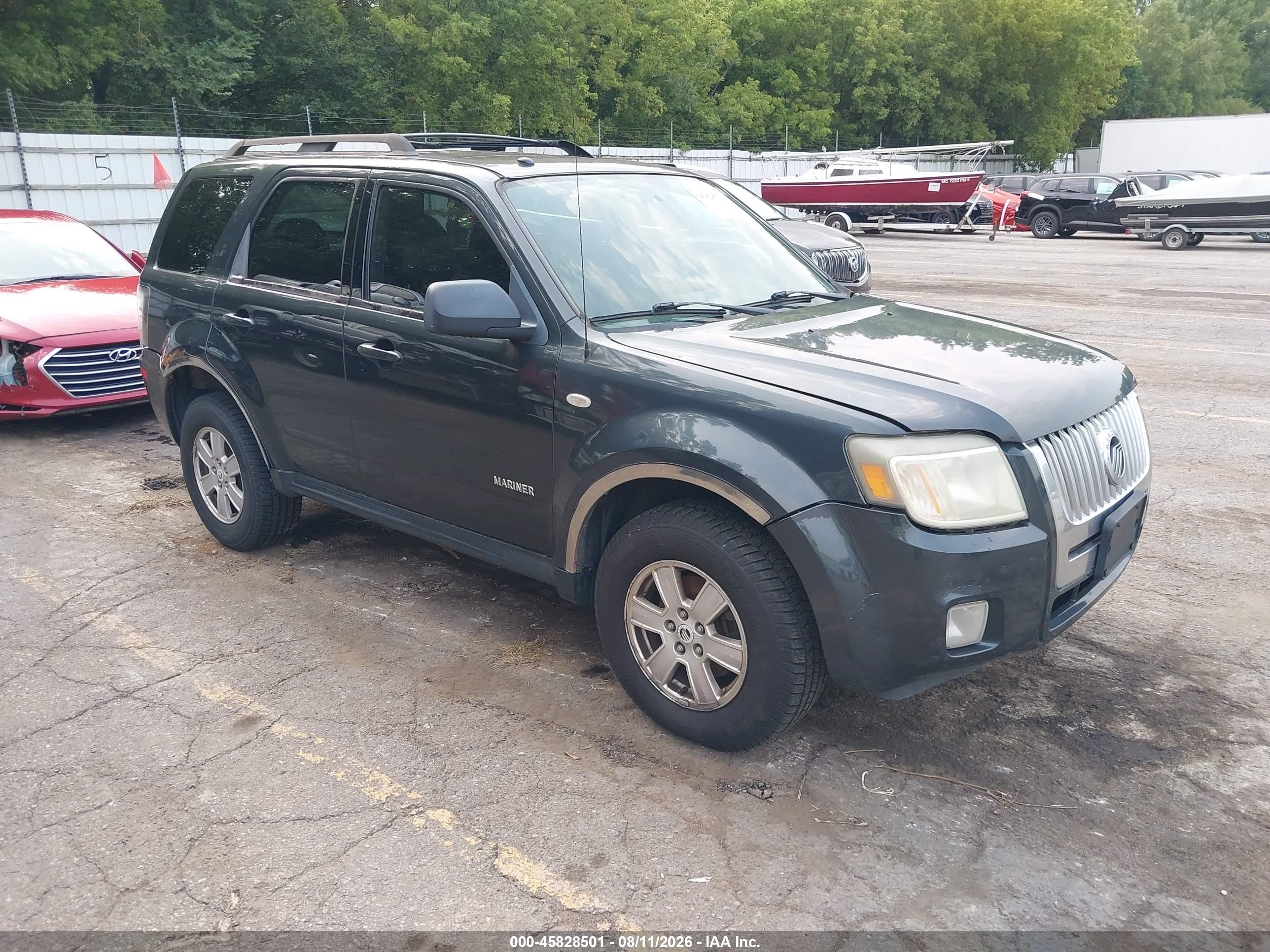 2008 Mercury Mariner V6 Gray vin: 4M2CU91168KJ10560