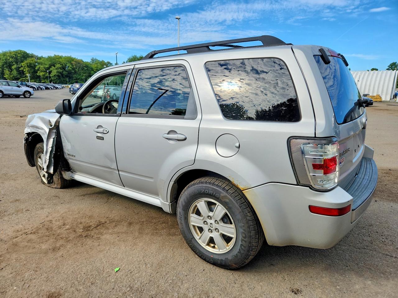 2008 Mercury Mariner Silver vin: 4M2CU911X8KJ09413