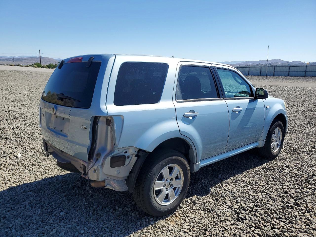 2009 Mercury Mariner Blue vin: 4M2CU91759KJ13438
