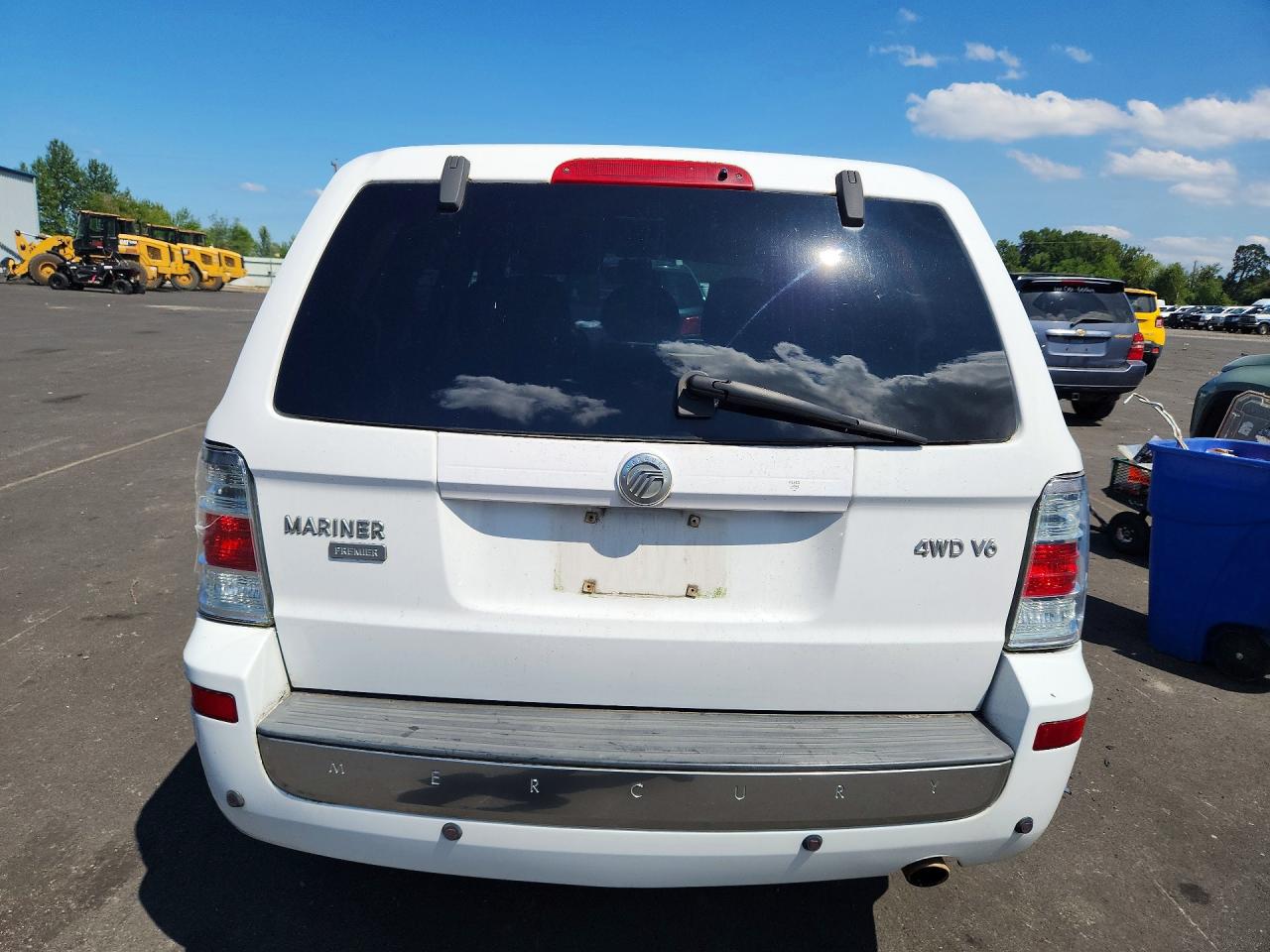 2008 Mercury Mariner Premier White vin: 4M2CU97108KJ11985