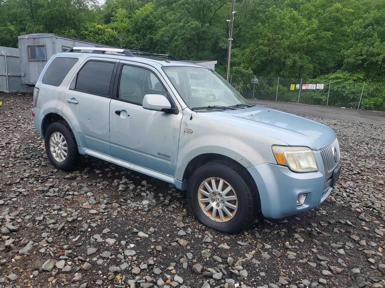 2008 Mercury Mariner Premier Blue vin: 4M2CU97108KJ20623