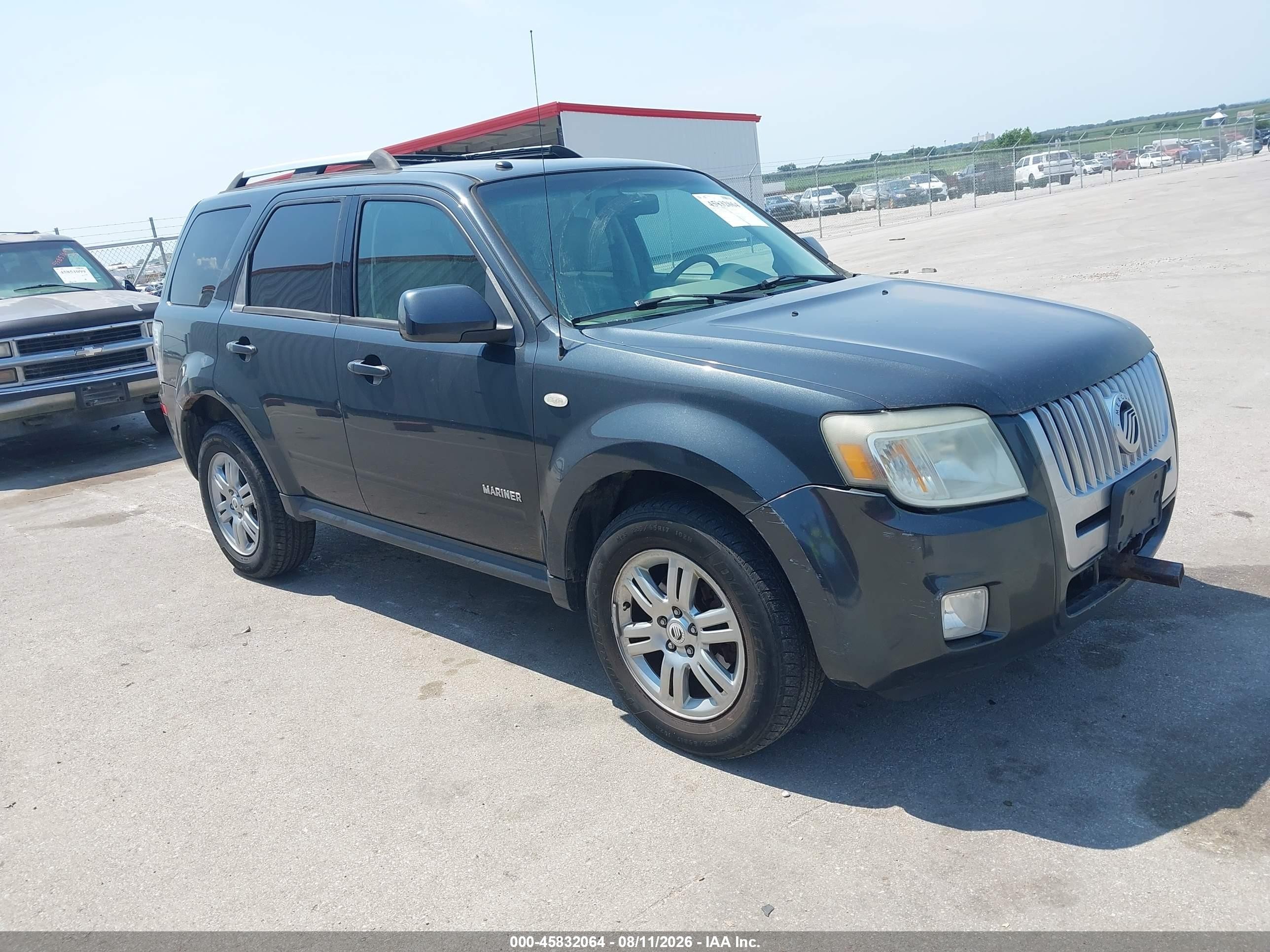 2008 Mercury Mariner Premier Gray vin: 4M2CU97108KJ33078