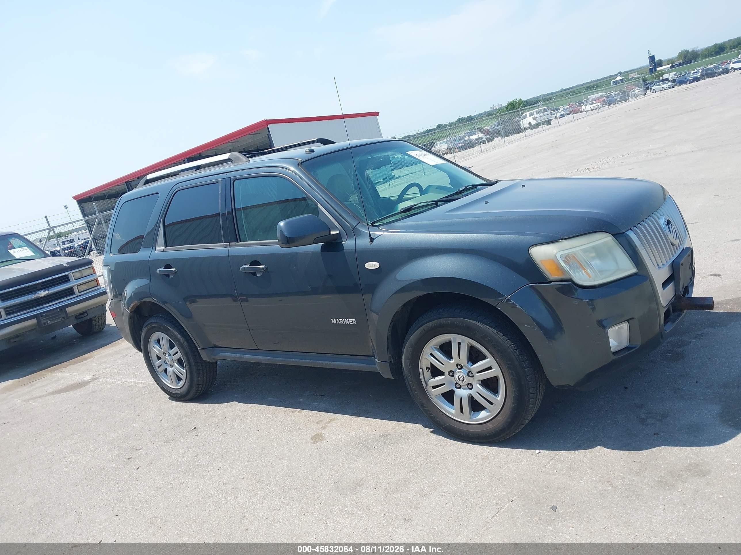 2008 Mercury Mariner Premier Gray vin: 4M2CU97108KJ33078
