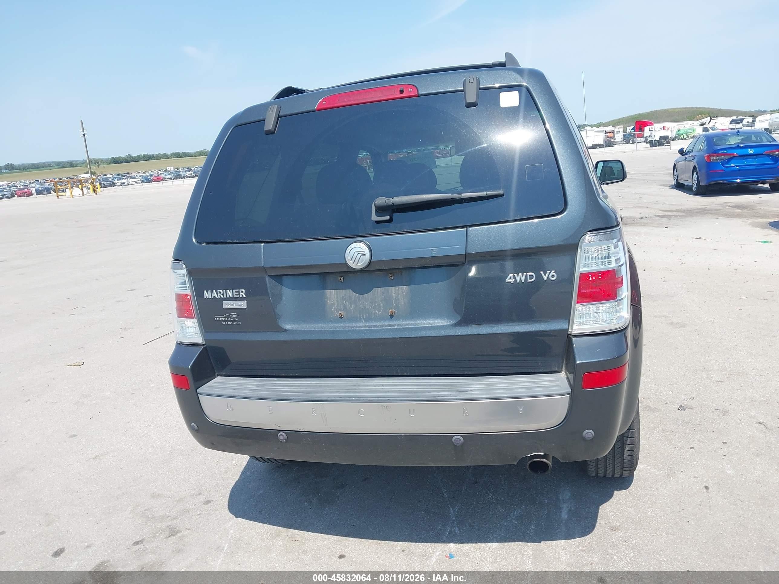 2008 Mercury Mariner Premier Gray vin: 4M2CU97108KJ33078