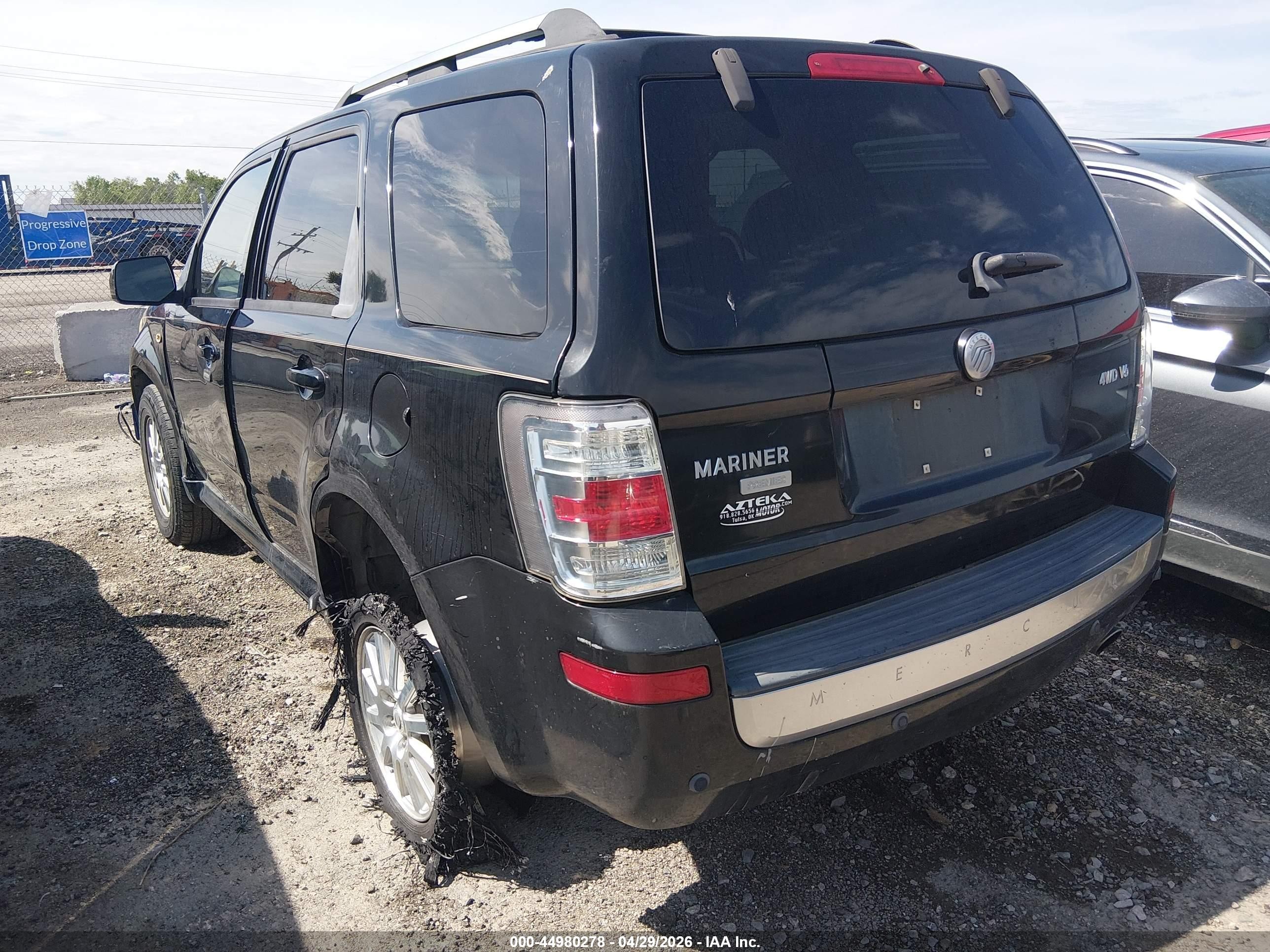 2008 Mercury Mariner Premier Черный vin: 4M2CU97128KJ53381